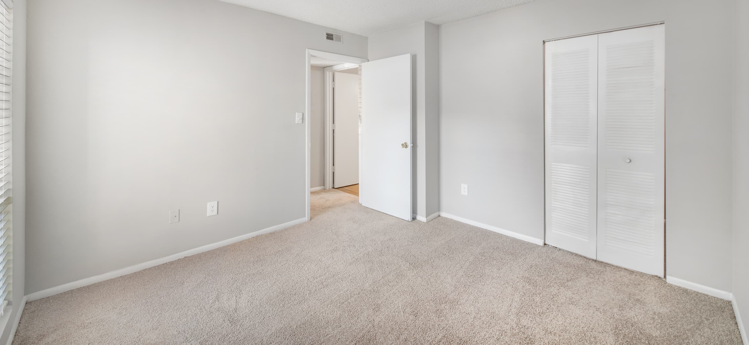 Bedroom at MAA Haywood luxury apartment homes in Greenville, SC
