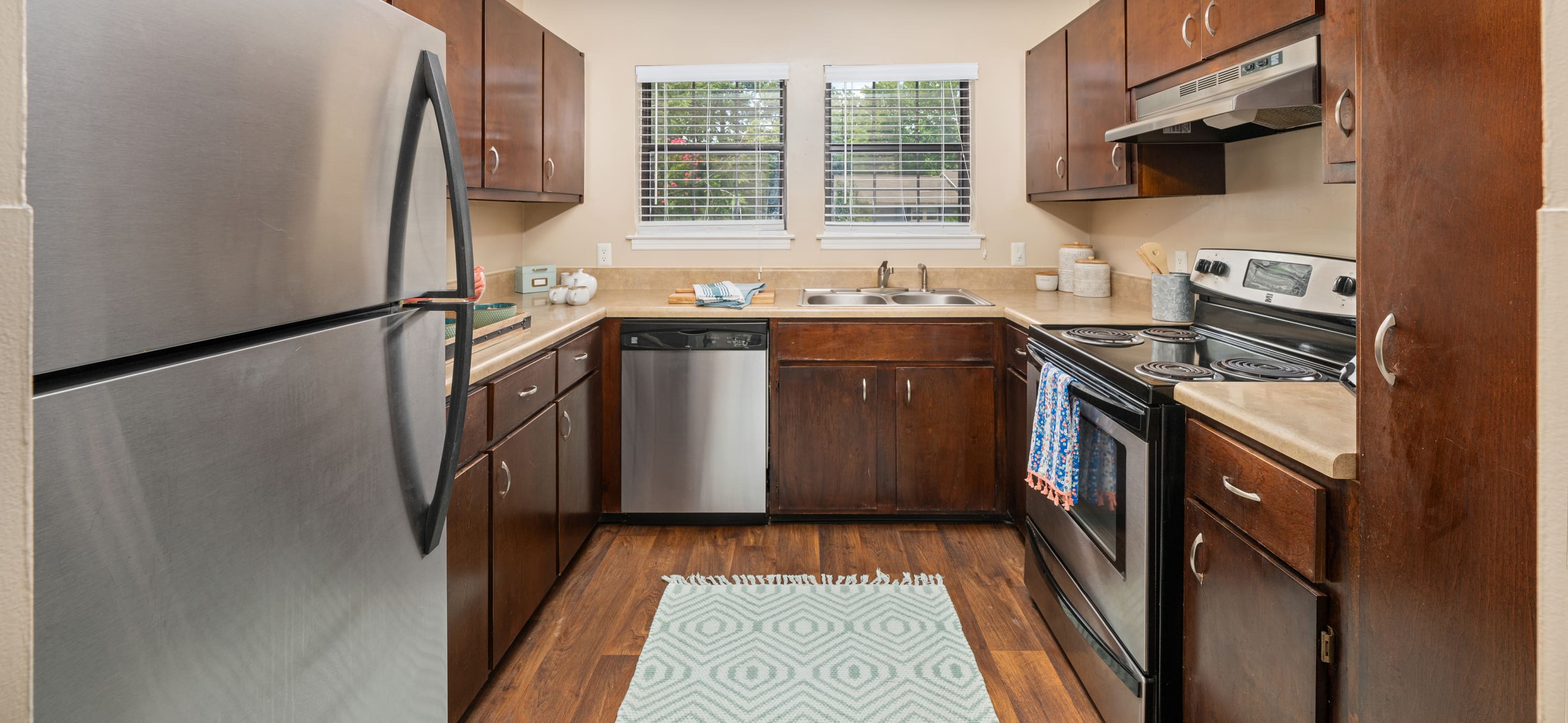 Kitchen at MAA Windridge luxury apartment homes in Chattanooga, TN