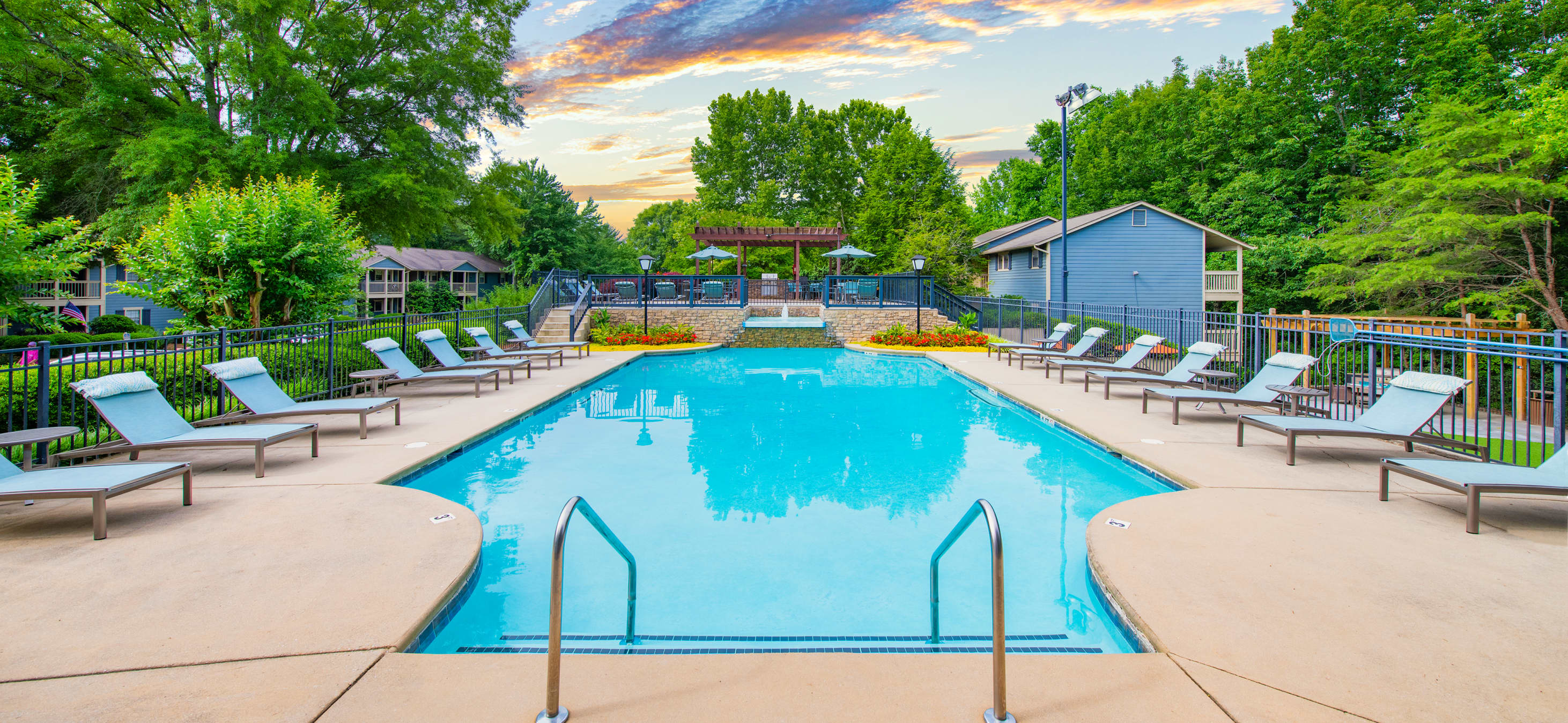 Pool at Windridge luxury apartment homes in Chattanooga, TN