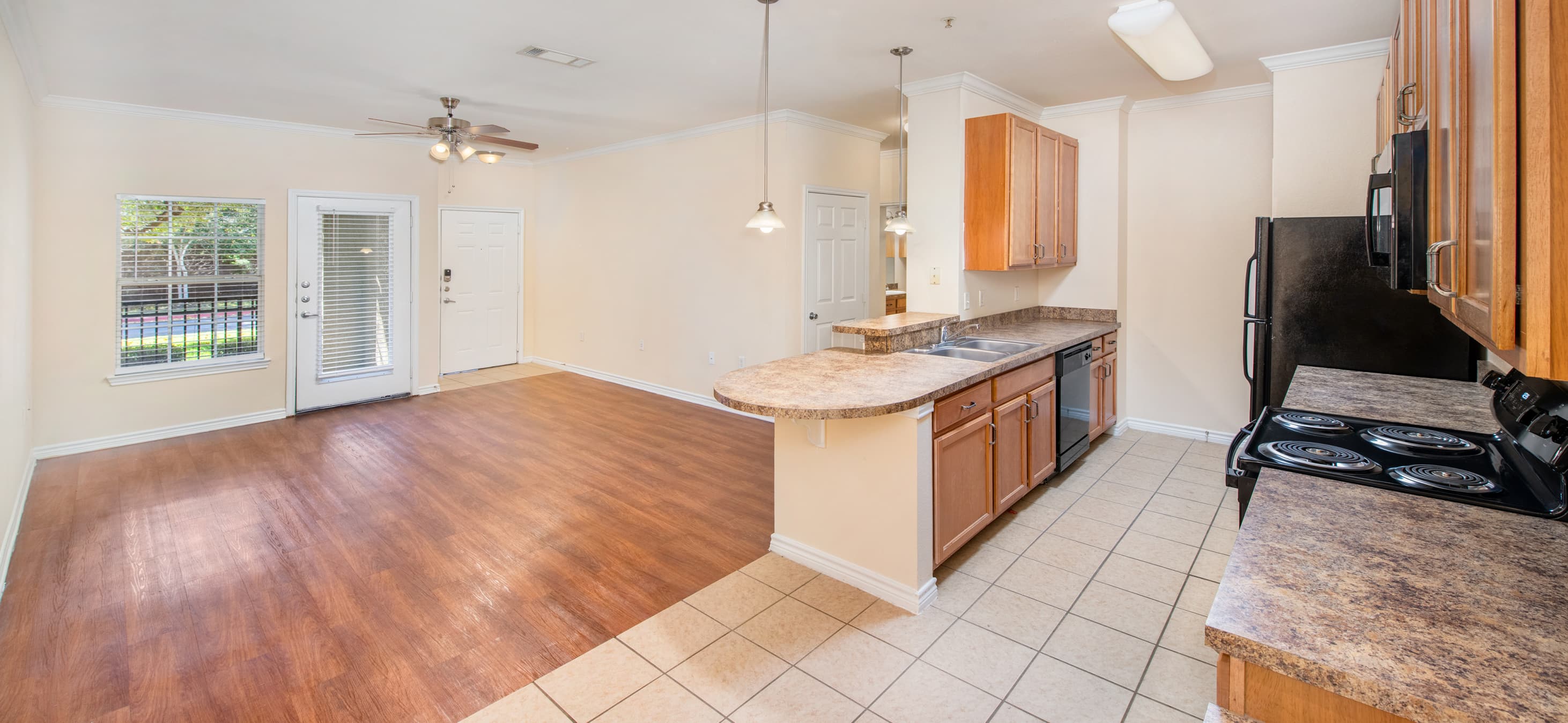 Kitchen at MAA Canyon Creek in Austin, TX