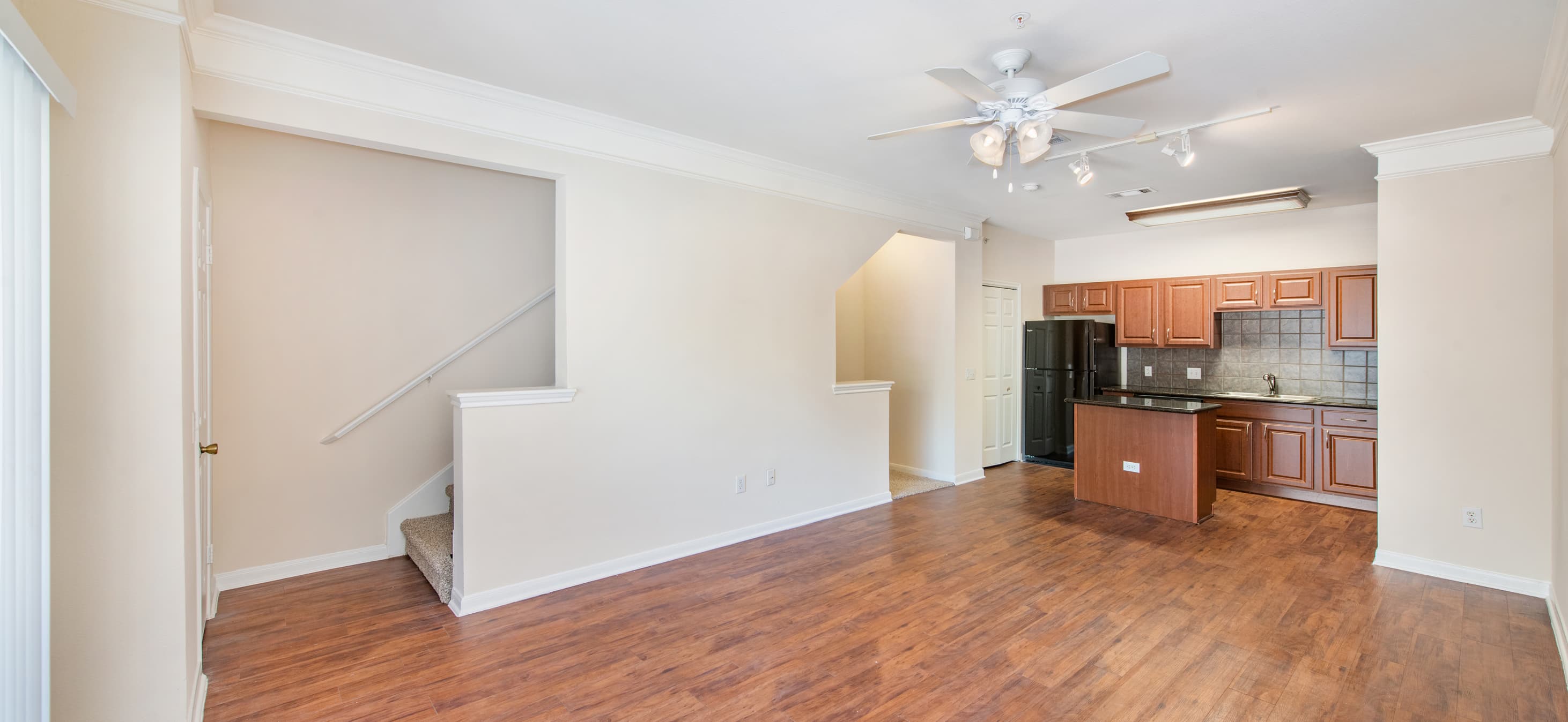 Wide Angle Living Room at MAA Barton Creek in Austin, TX