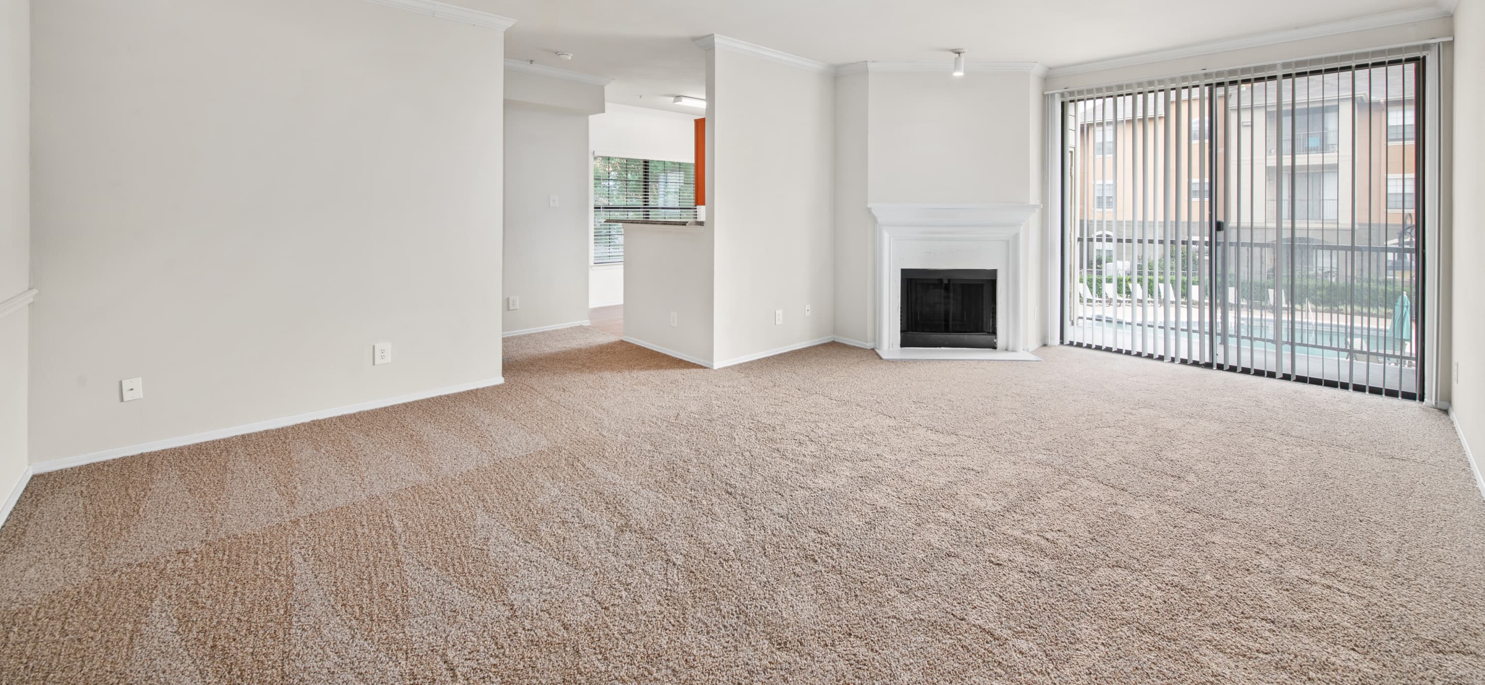 Model Living Room at MAA Quarry Oaks in Austin, TX