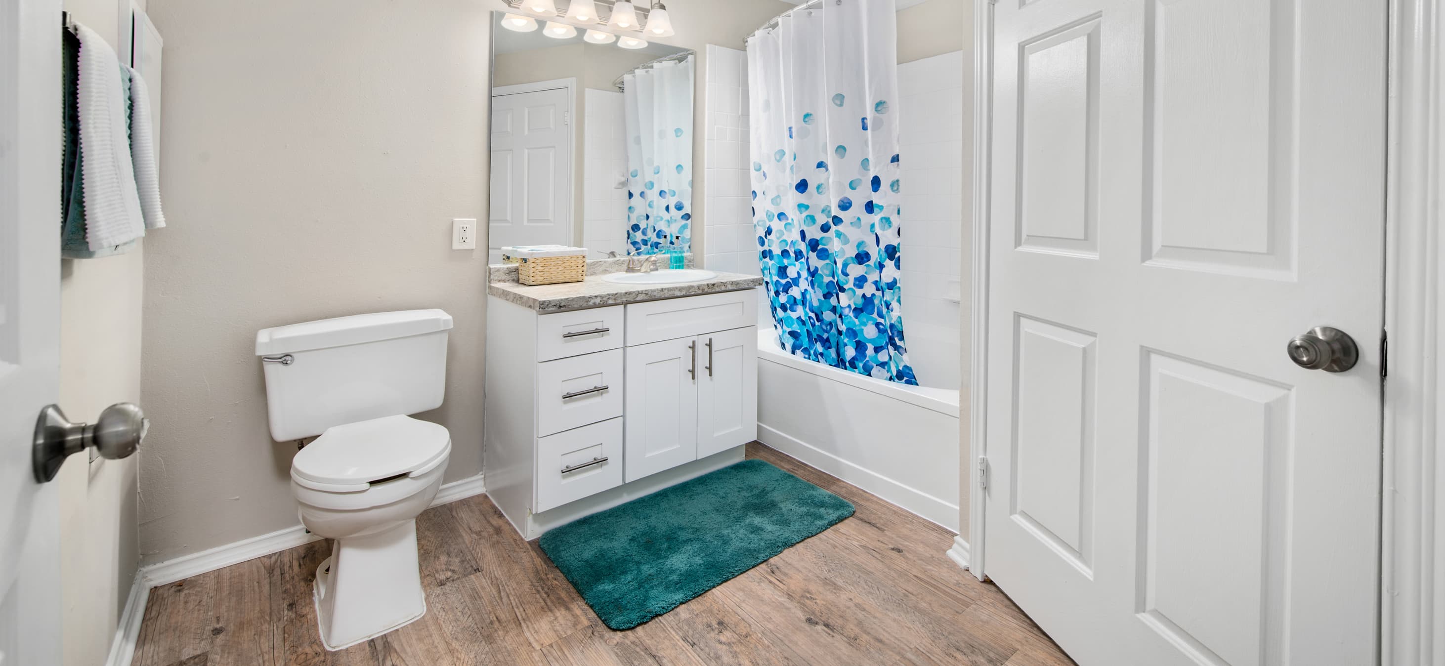 Updated Model Bathroom at MAA Quarry Oaks in Austin, TX