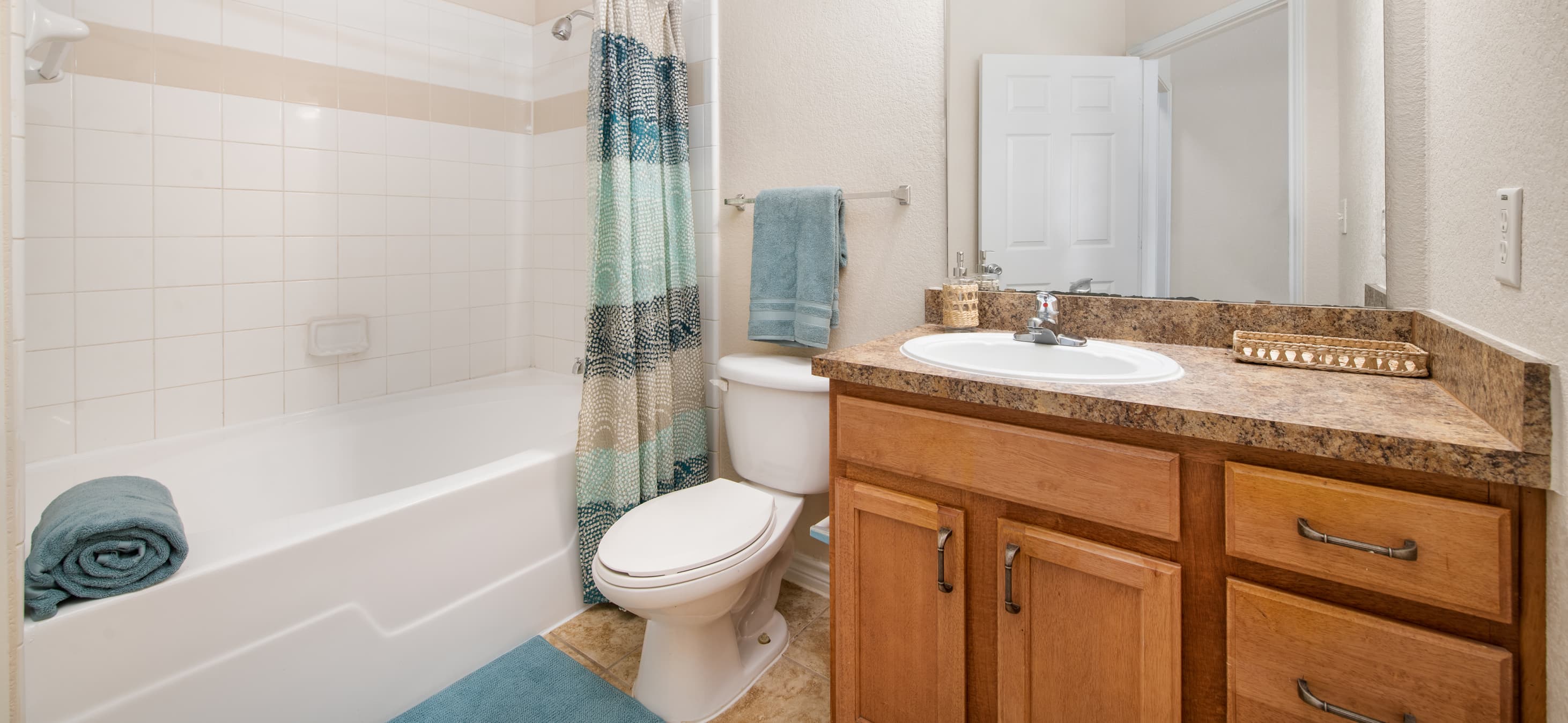 Master Bathroom at MAA Round Rock in Austin, TX