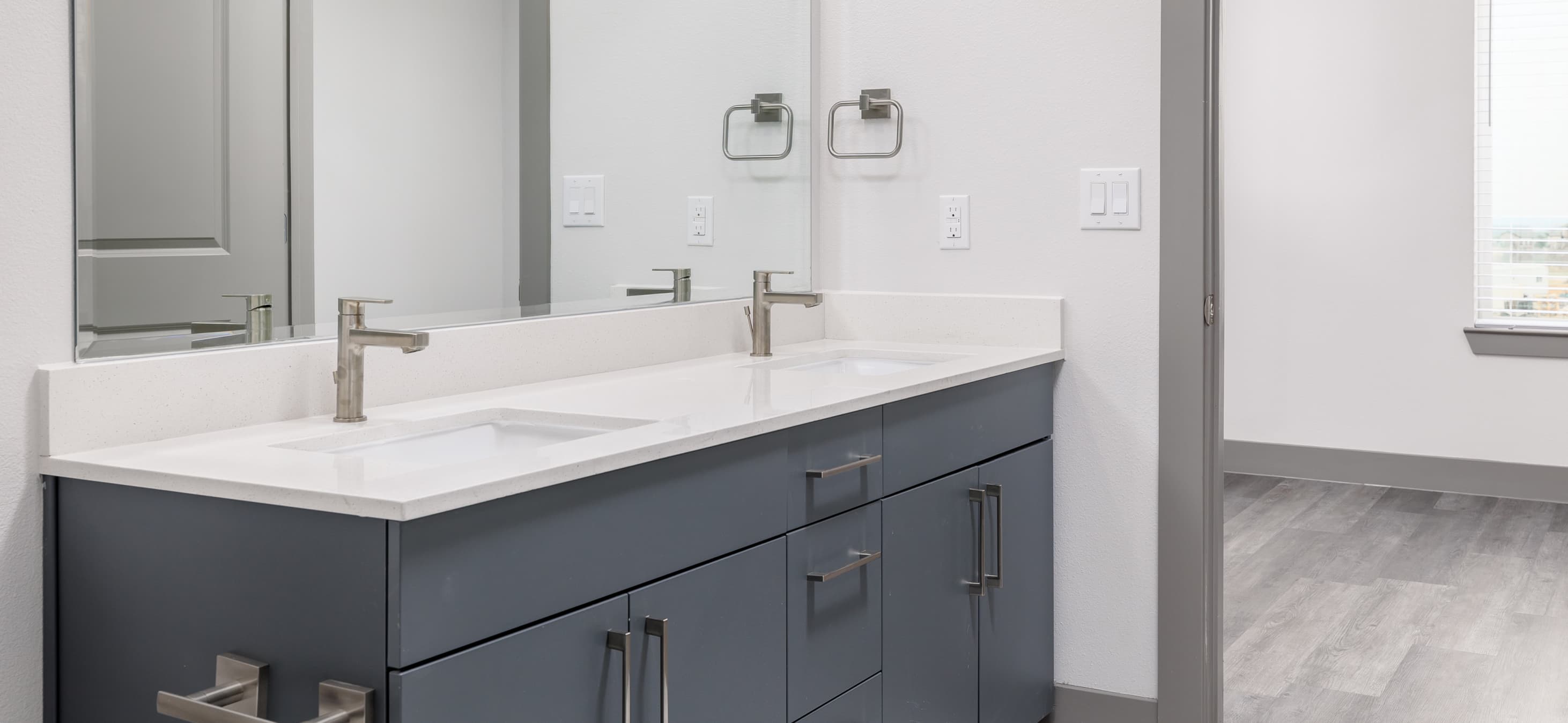Bathroom at MAA Windmill Hill Luxury Apartments in Austin, TX