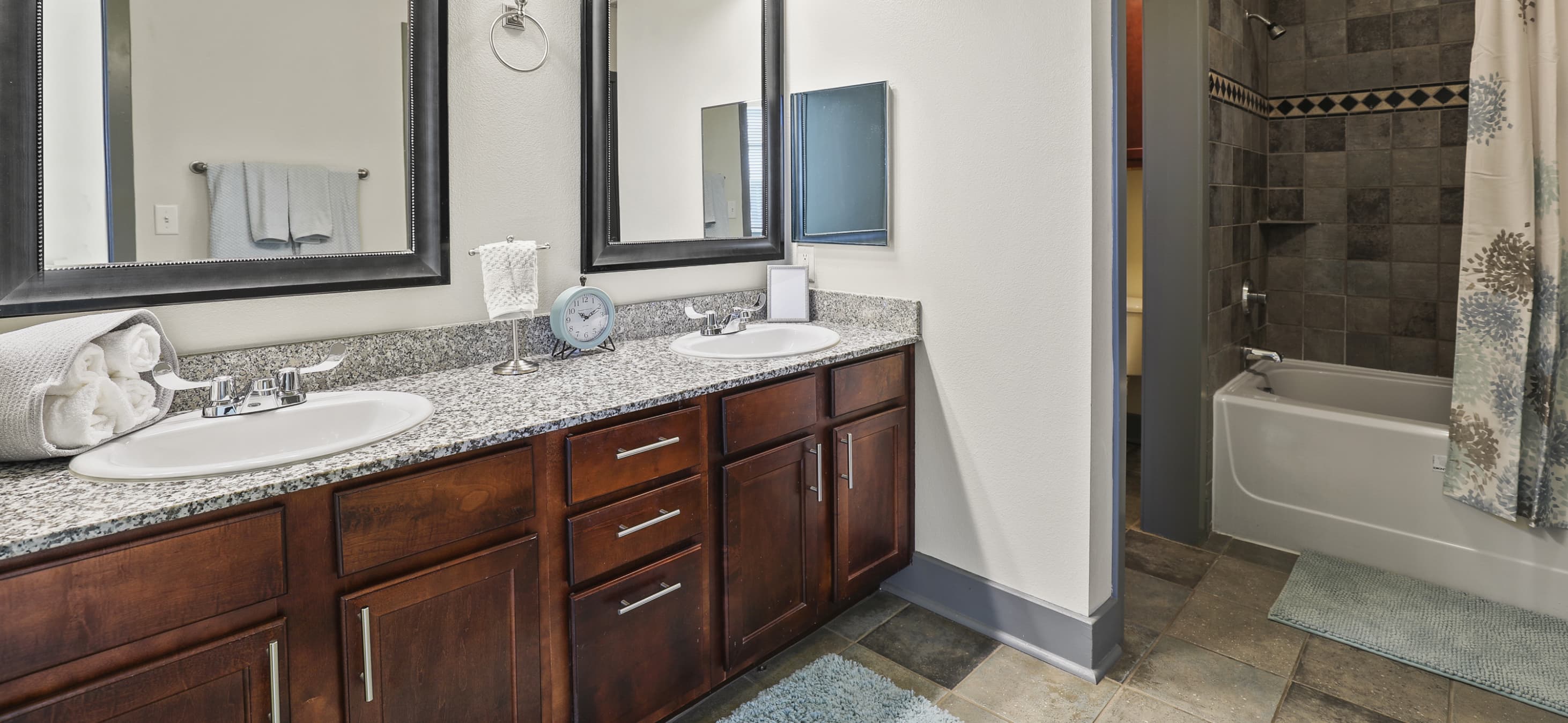 Bathroom 2 at Post Eastside luxury apartment homes in Richardson, TX