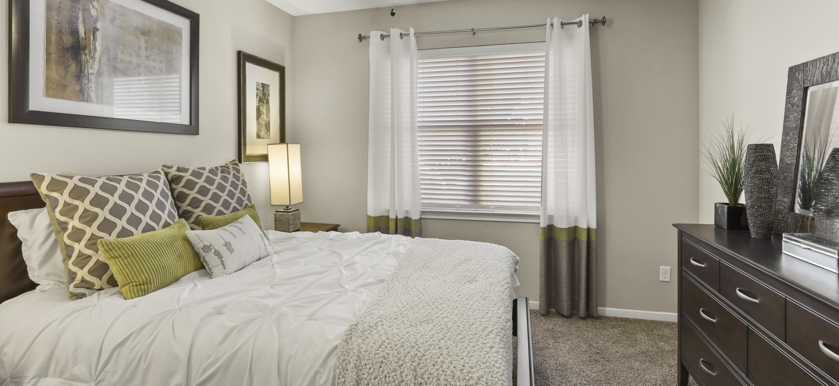 Bedroom at MAA Fairview luxury apartment homes in Dallas, TX