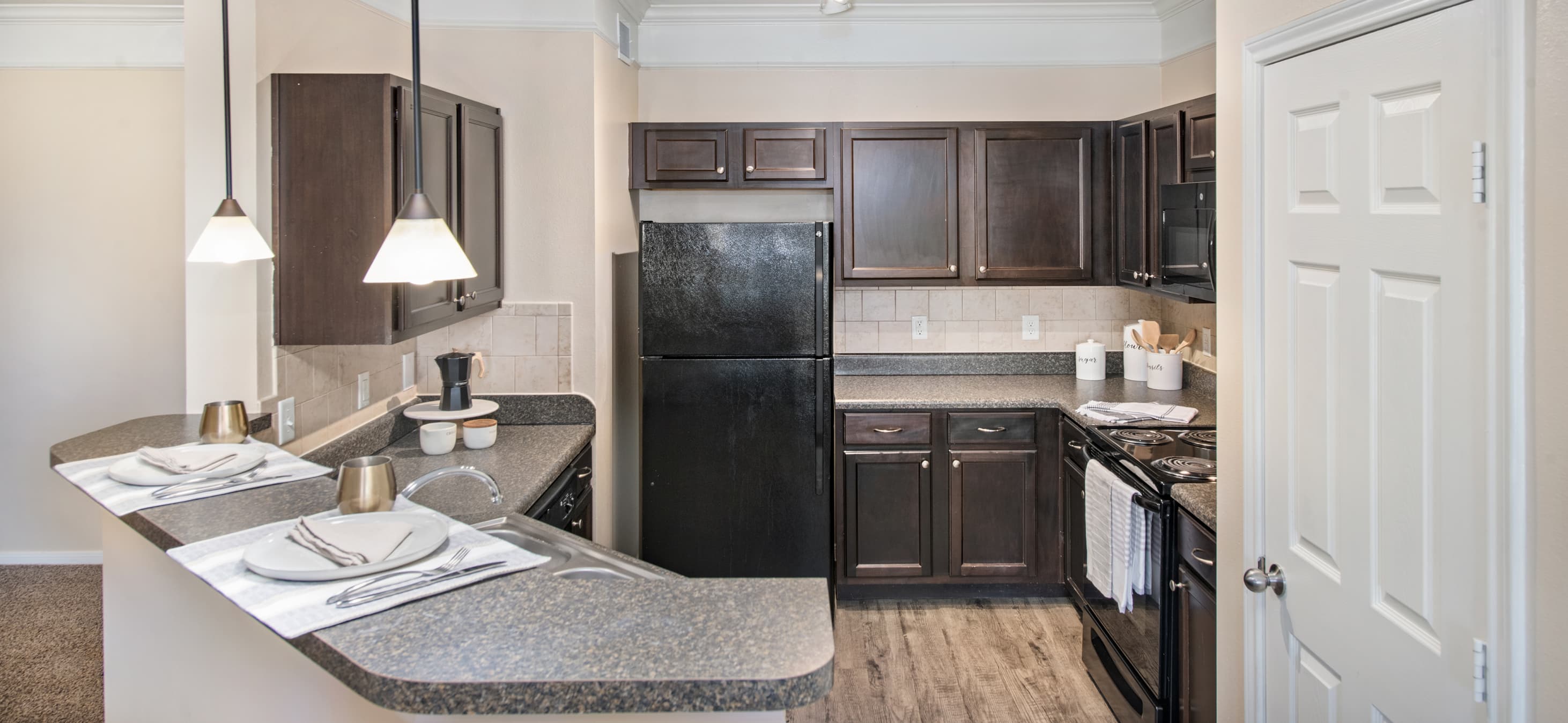 Kitchen at MAA Hebron in Dallas, TX