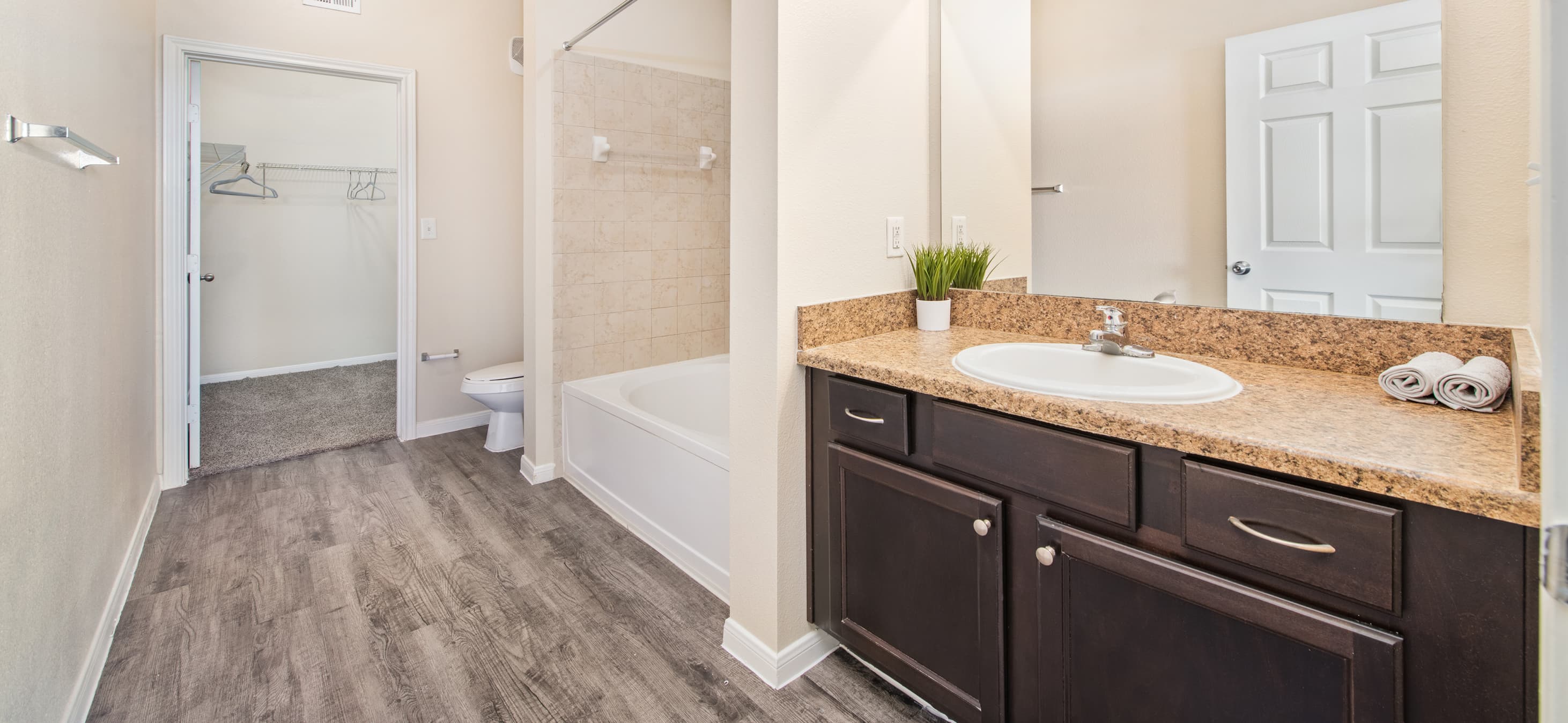 Bathroom at MAA Hebron in Dallas, TX