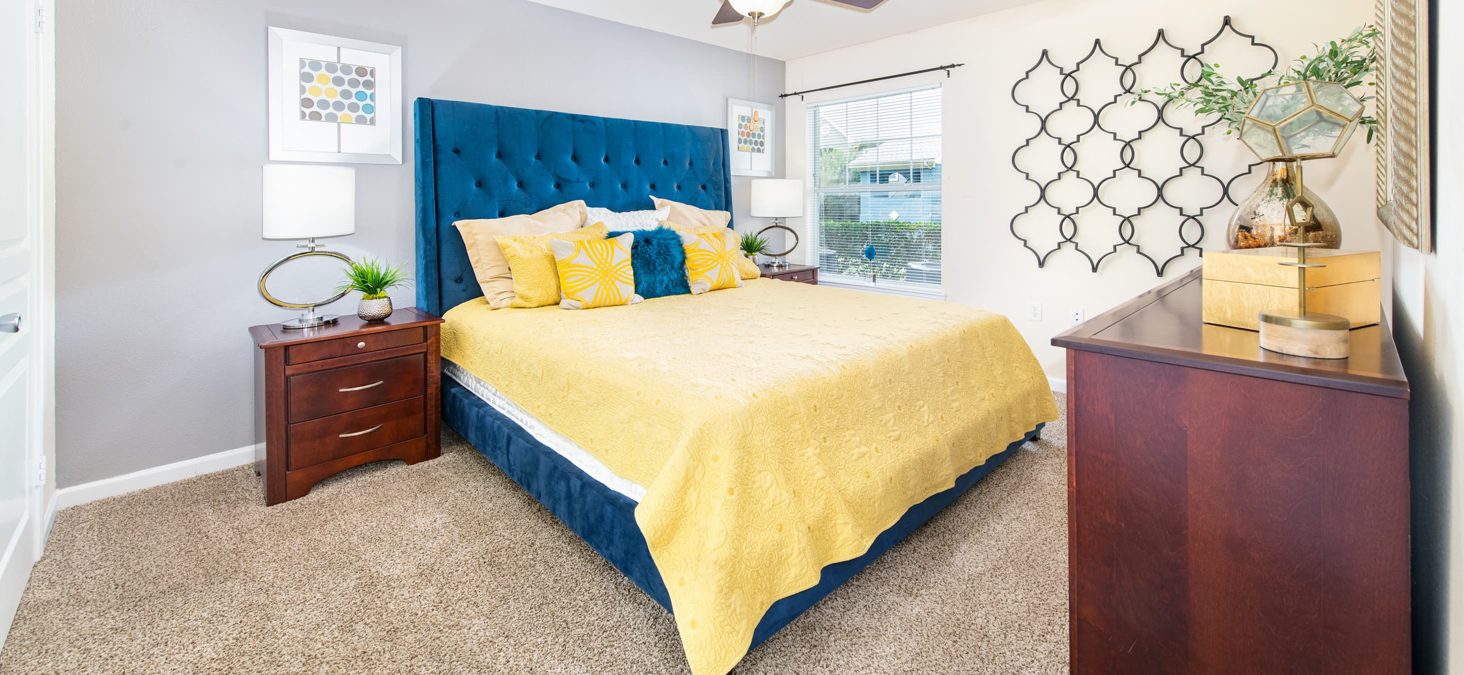 Bedroom at MAA Los Rios luxury apartment homes in Plano, TX