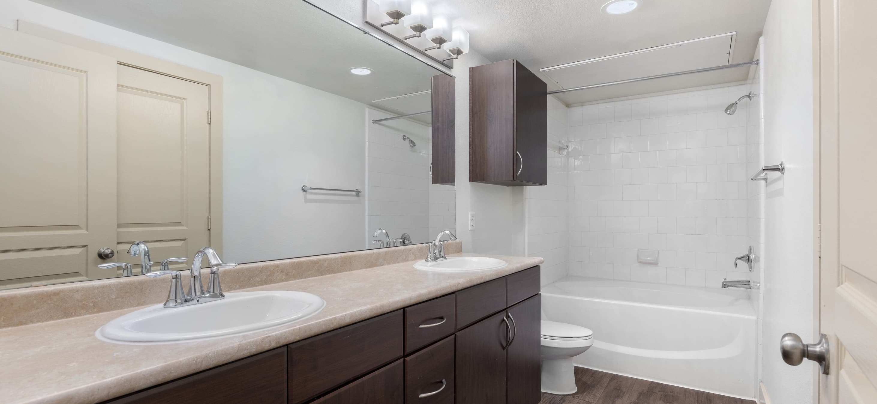 Bathroom at MAA Lowes Farm luxury apartment homes in Mansfield, TX