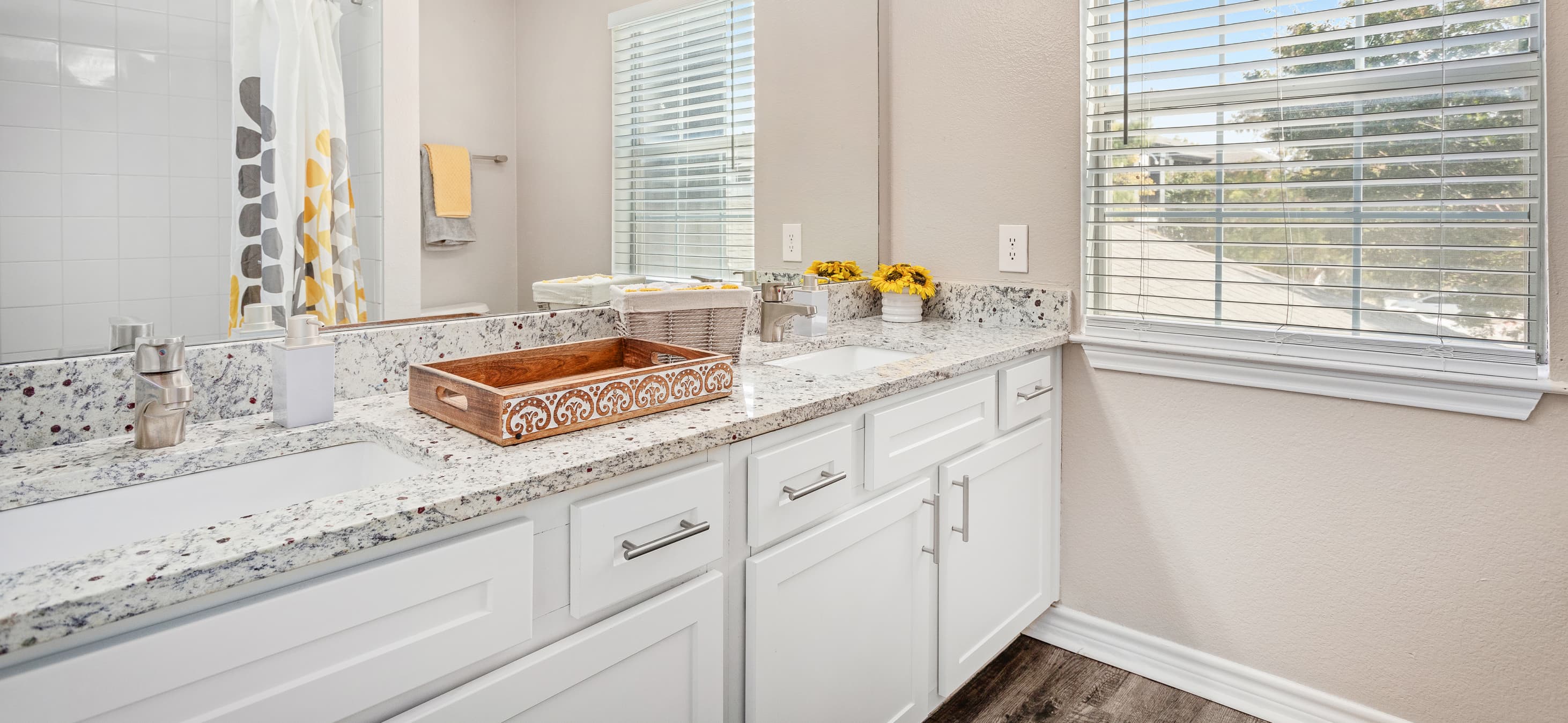 Bathroom at MAA Stonebridge Ranch luxury apartment homes in McKinney, TX