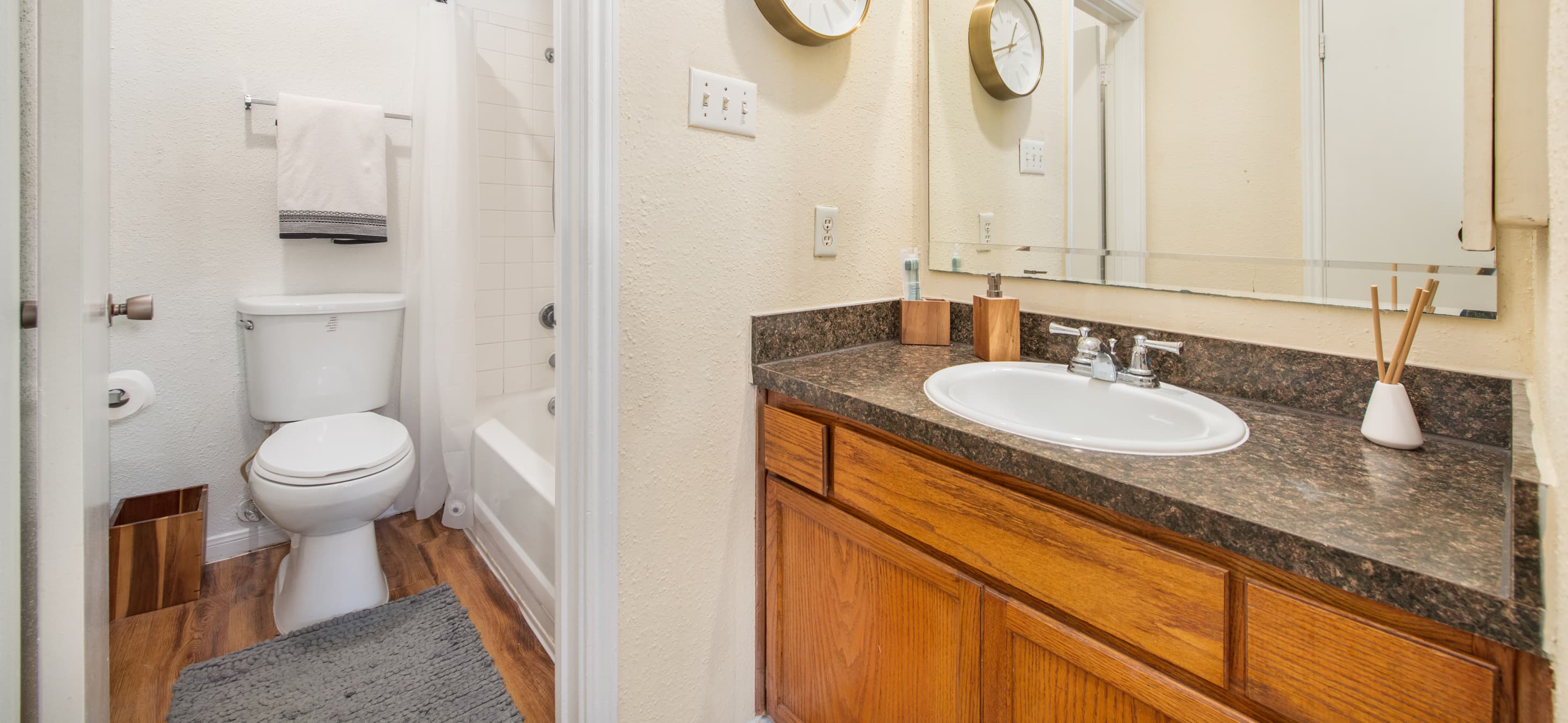 Bathroom at MAA Valleywood in Houston, TX