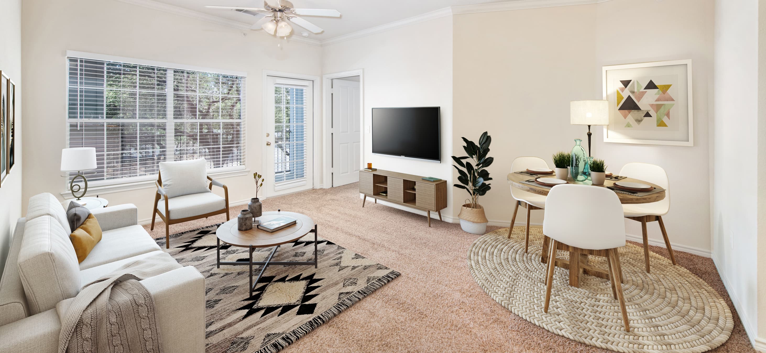 Living Room at MAA Alamo Ranch in San Antonio, TX