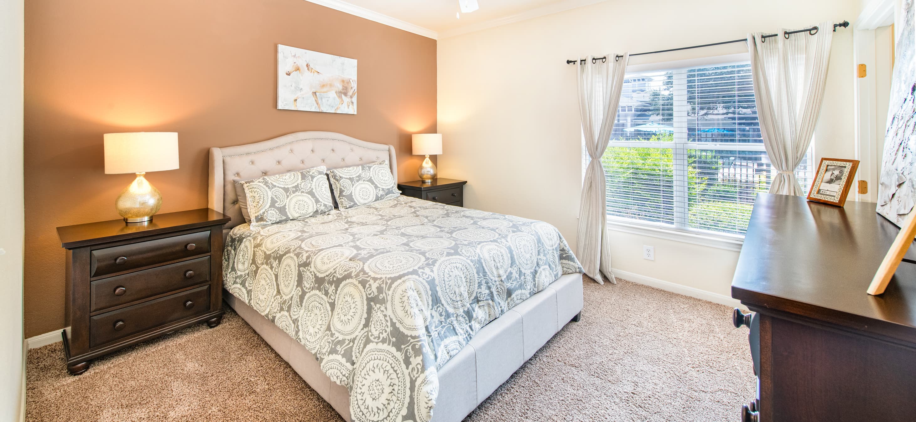 Bedroom at MAA Haven at Blanco luxury apartment homes in San Antonio, TX