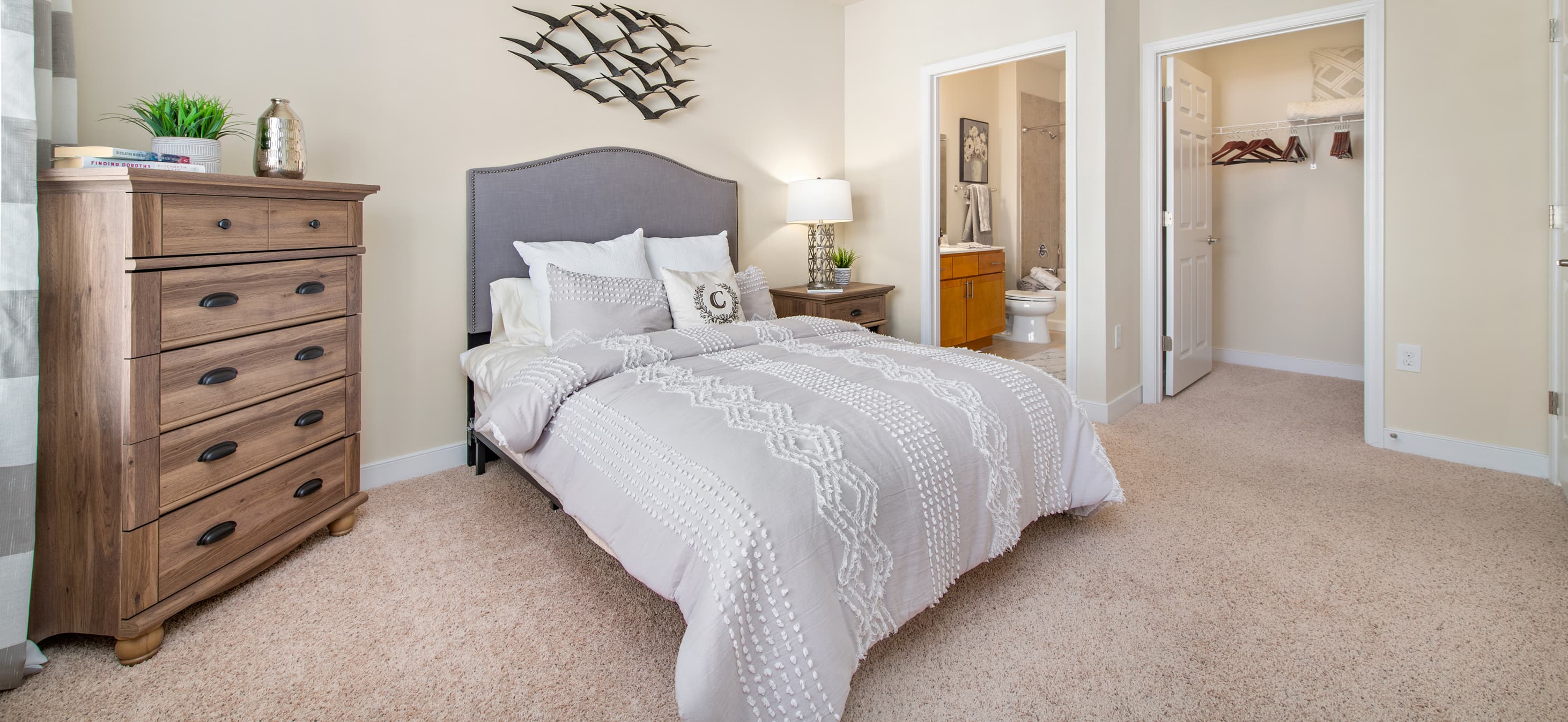 Bedroom at MAA Cobblestone Square in Fredericksburg, VA
