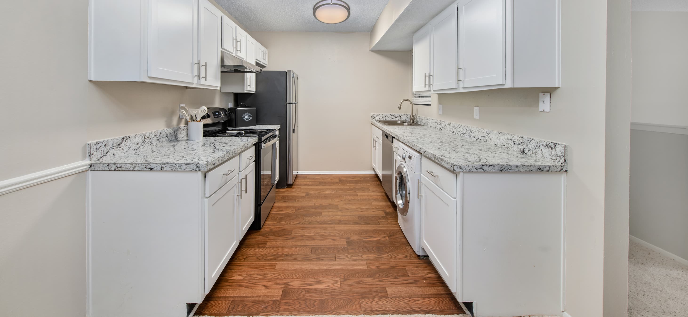 Kitchen at MAA Township luxury apartment homes in Hampton, VA