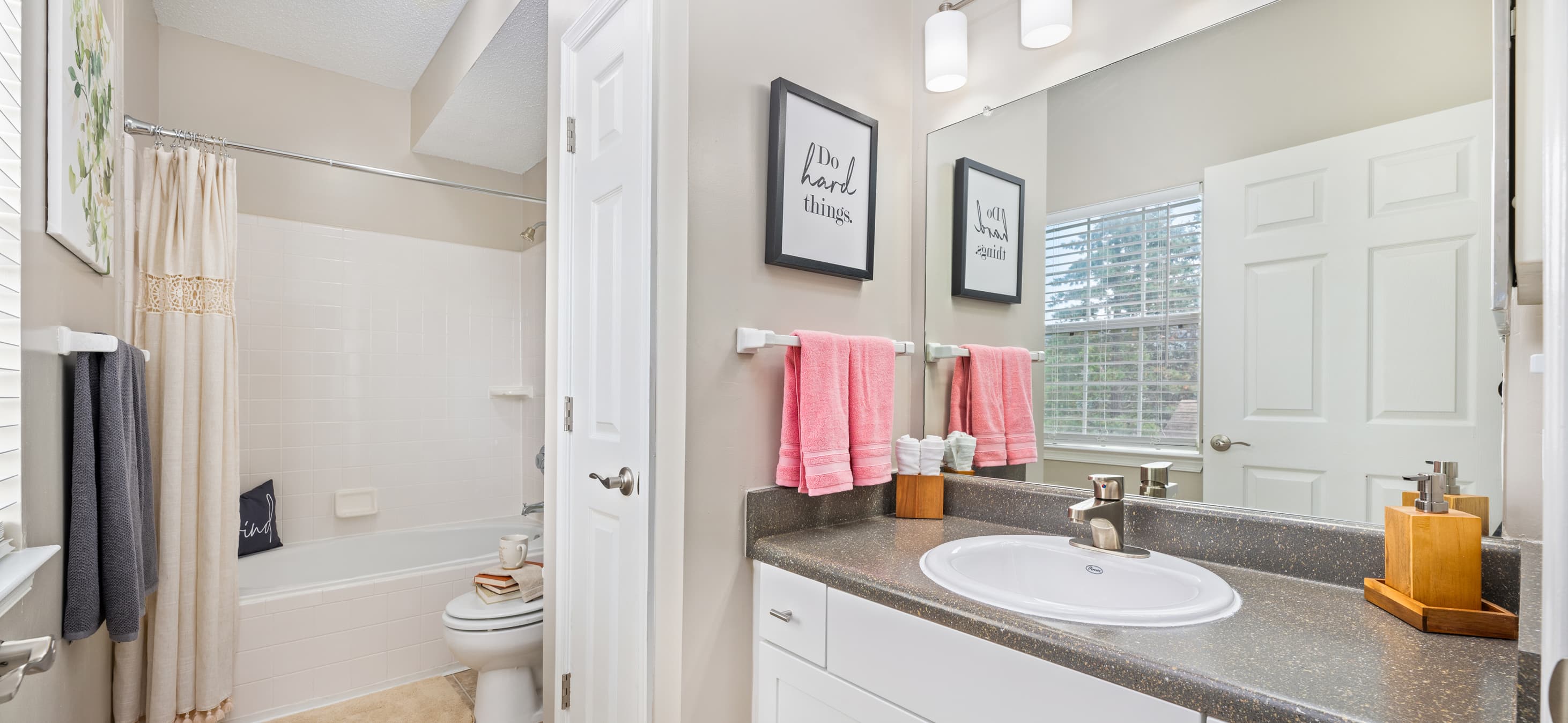 Bathroom at MAA Centreville luxury apartment homes in Centreville, VA