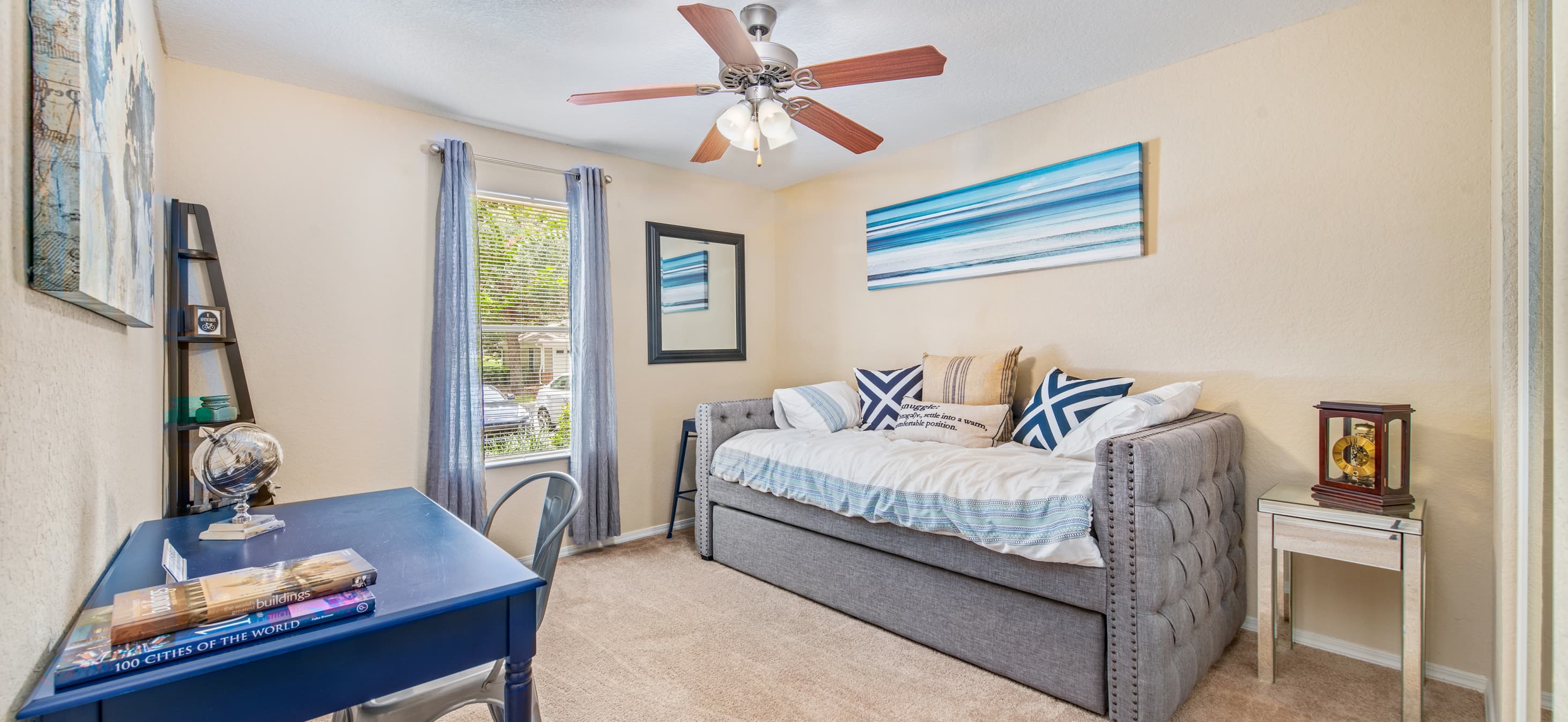 Model Unit Bedroom at MAA Steeplegate in Gainesville, FL