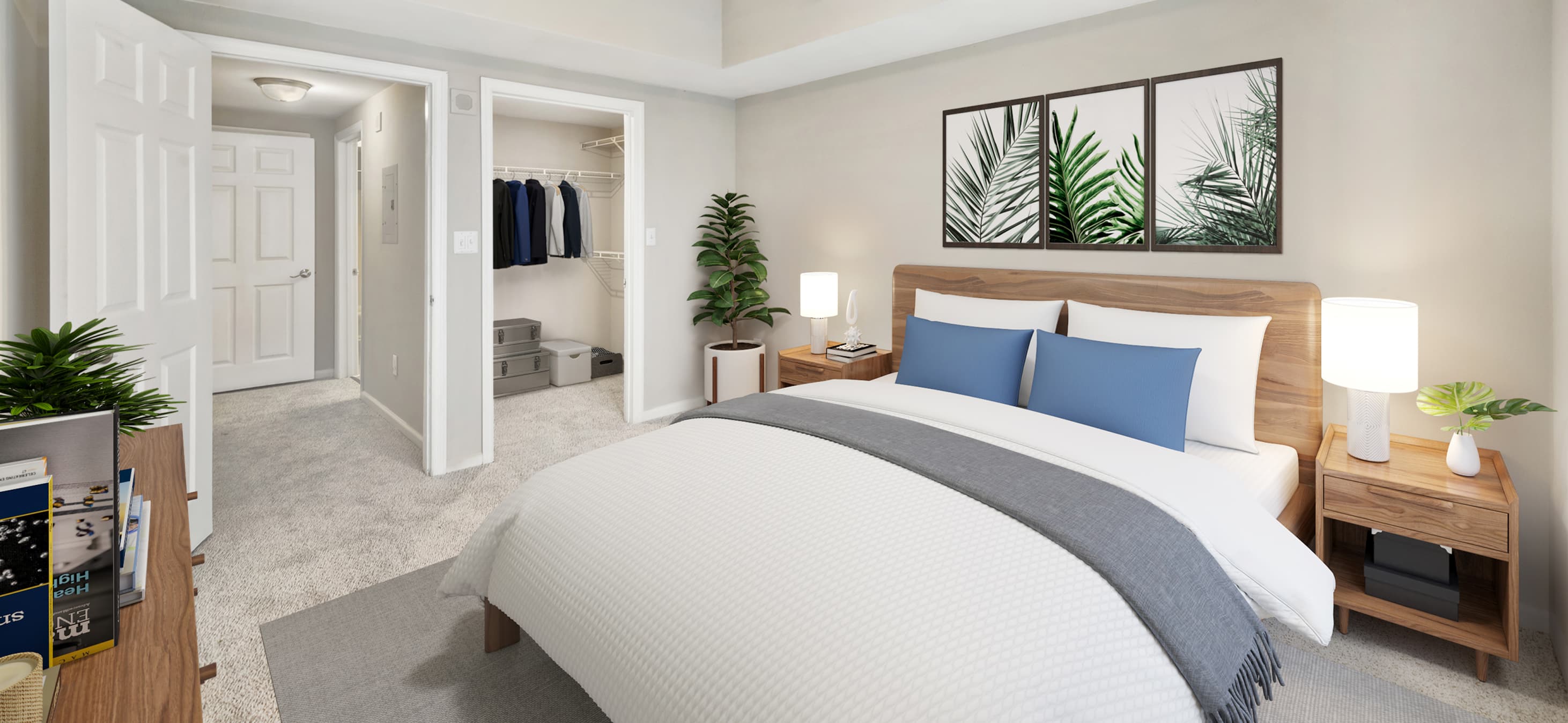 Guest Bedroom at MAA Parkside Luxury Apartment Homes in Orlando, FL