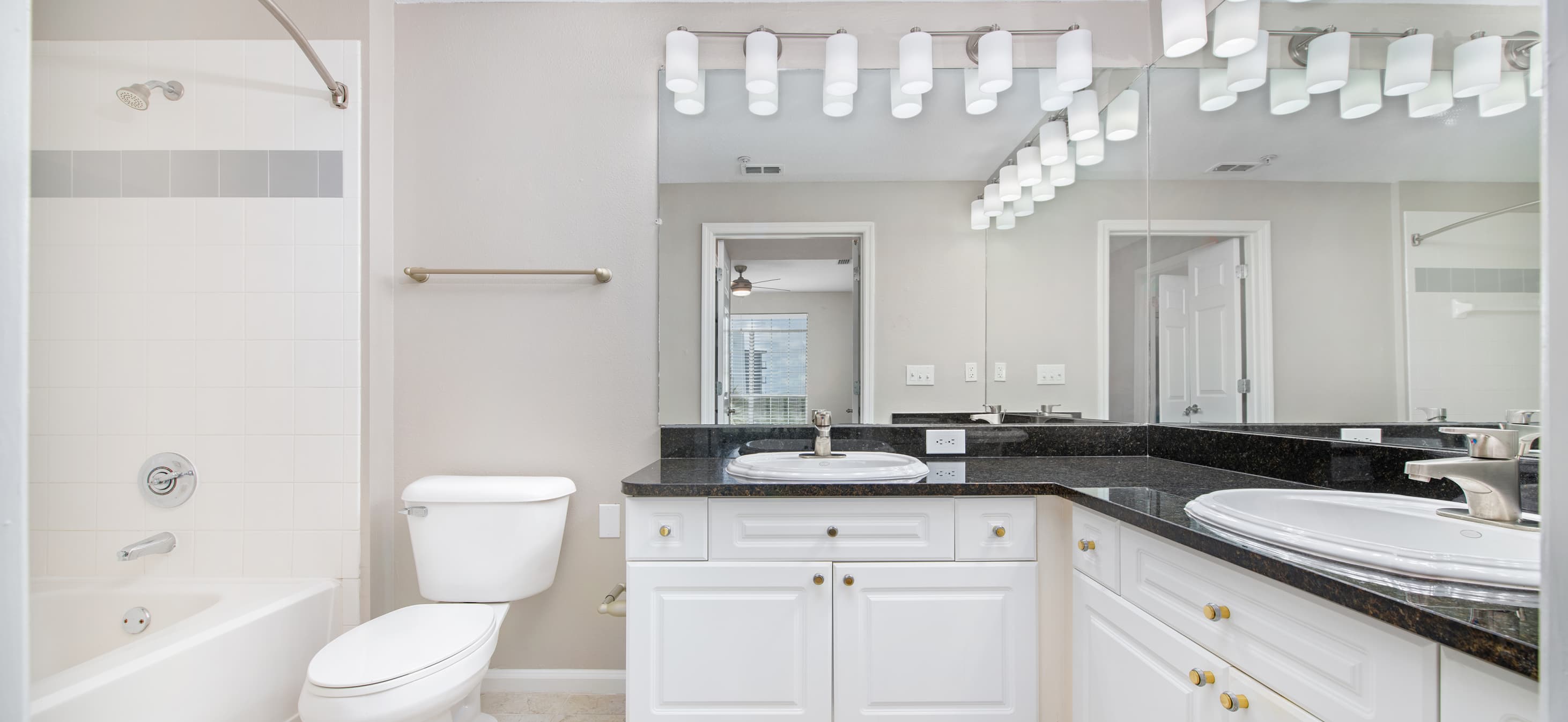 Bathroom at MAA Bay View luxury apartment homes in Tampa, FL