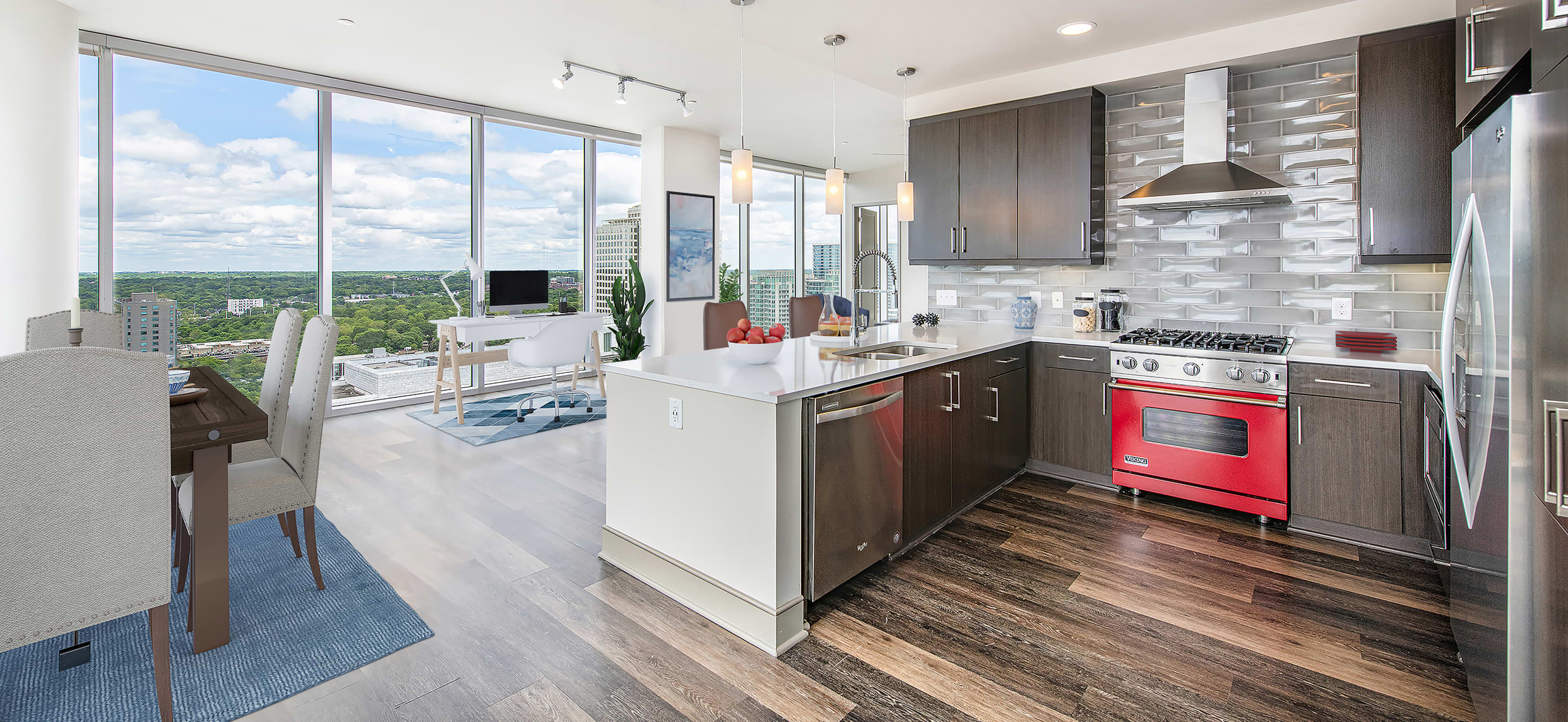 Kitchen at MAA Midtown in Atlanta, GA