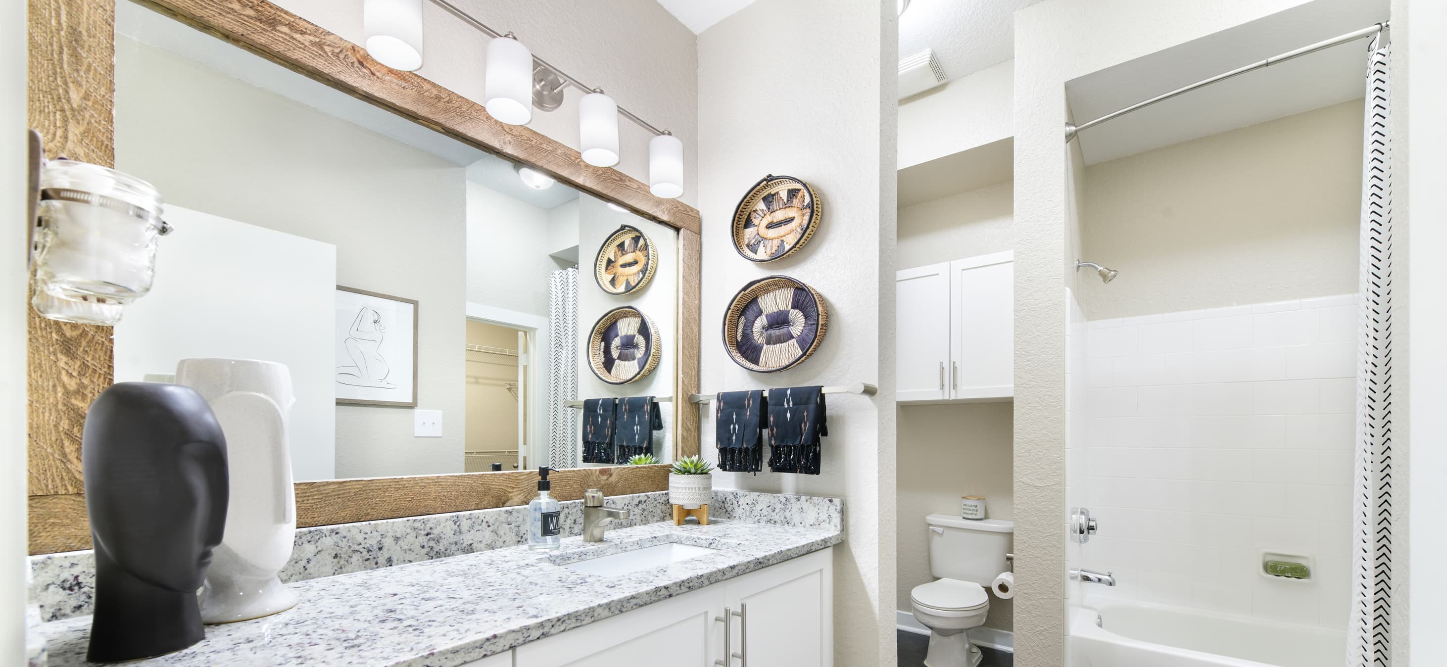 Bathroom at MAA Stratford luxury apartment homes in Atlanta, GA
