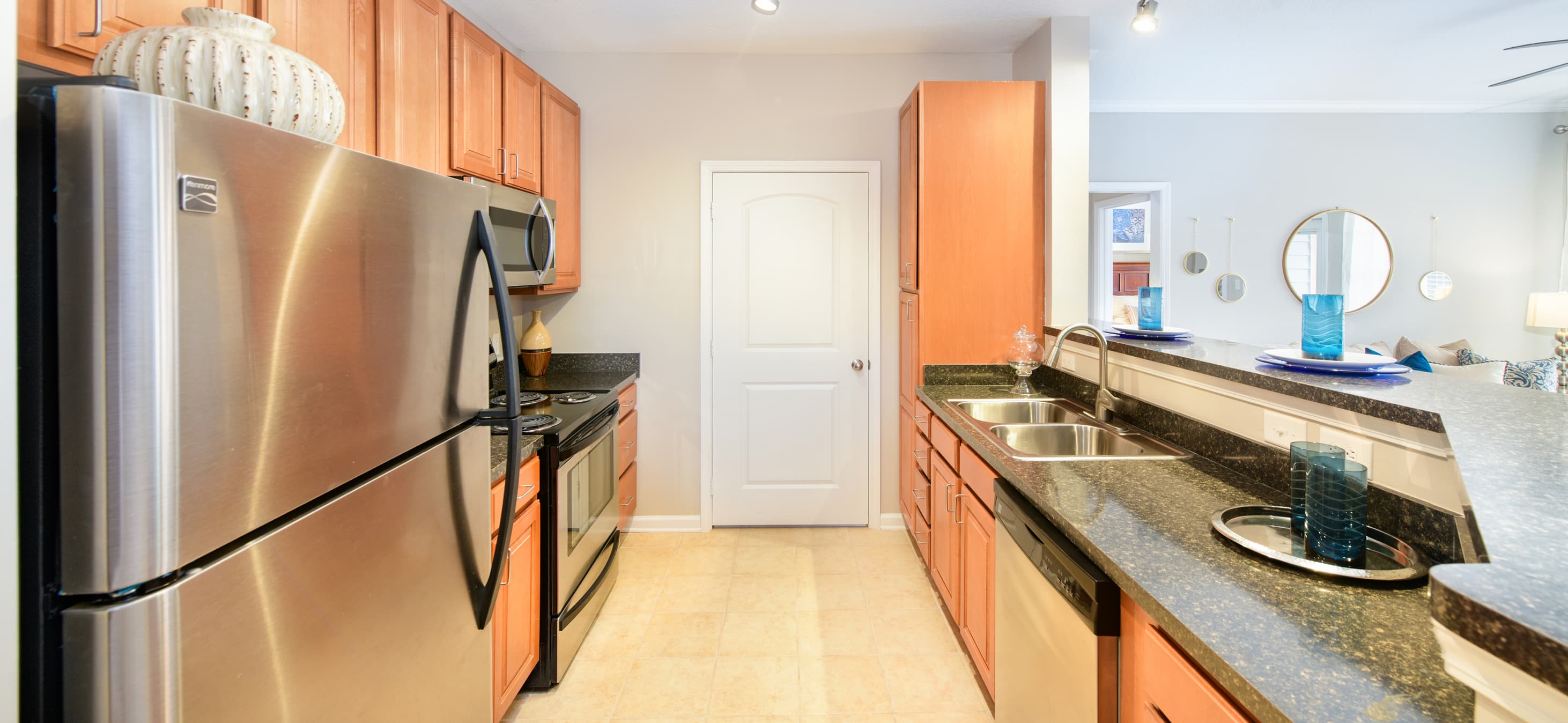 Kitchen at MAA Matthews Commons luxury apartment homes in Charlotte, NC