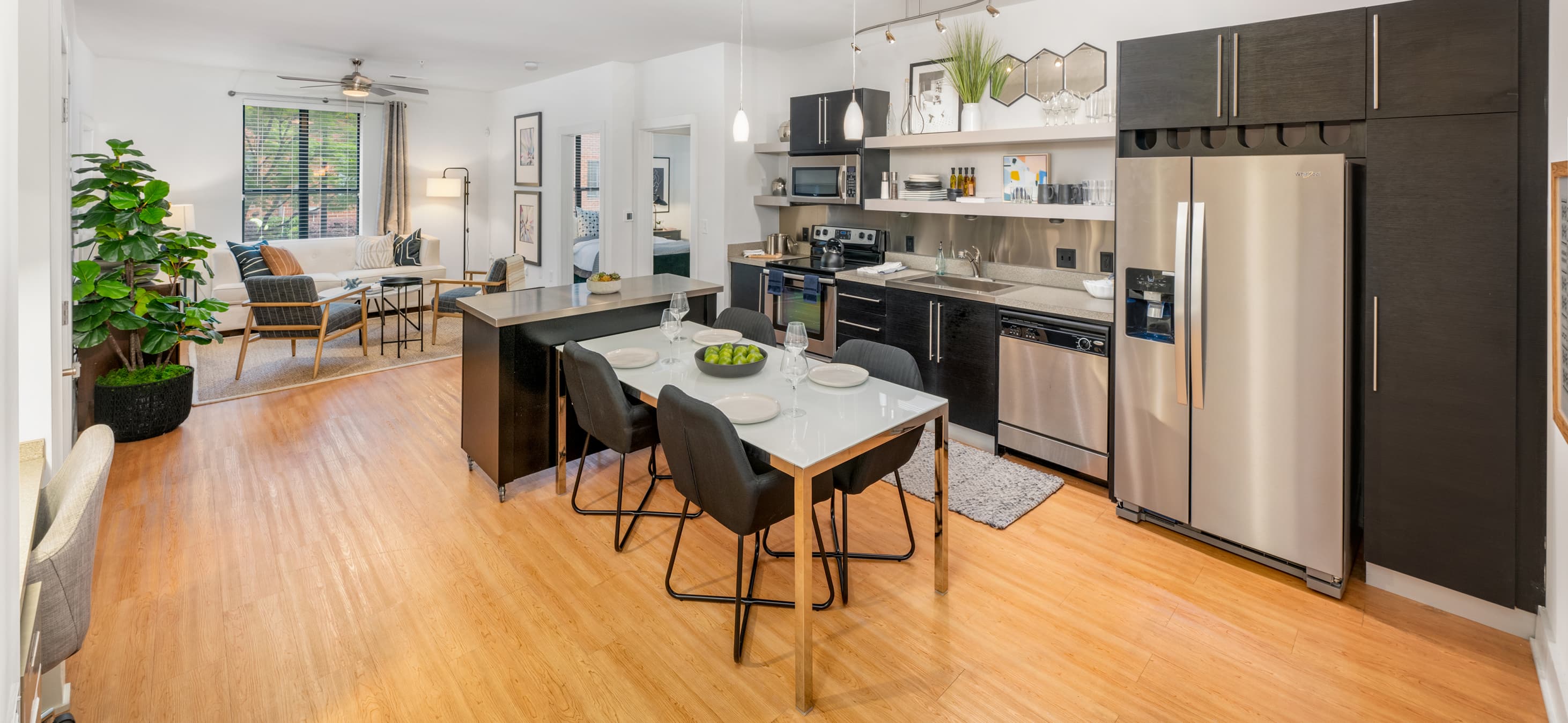 Model at MAA South Line luxury apartment homes in Charlotte, NC