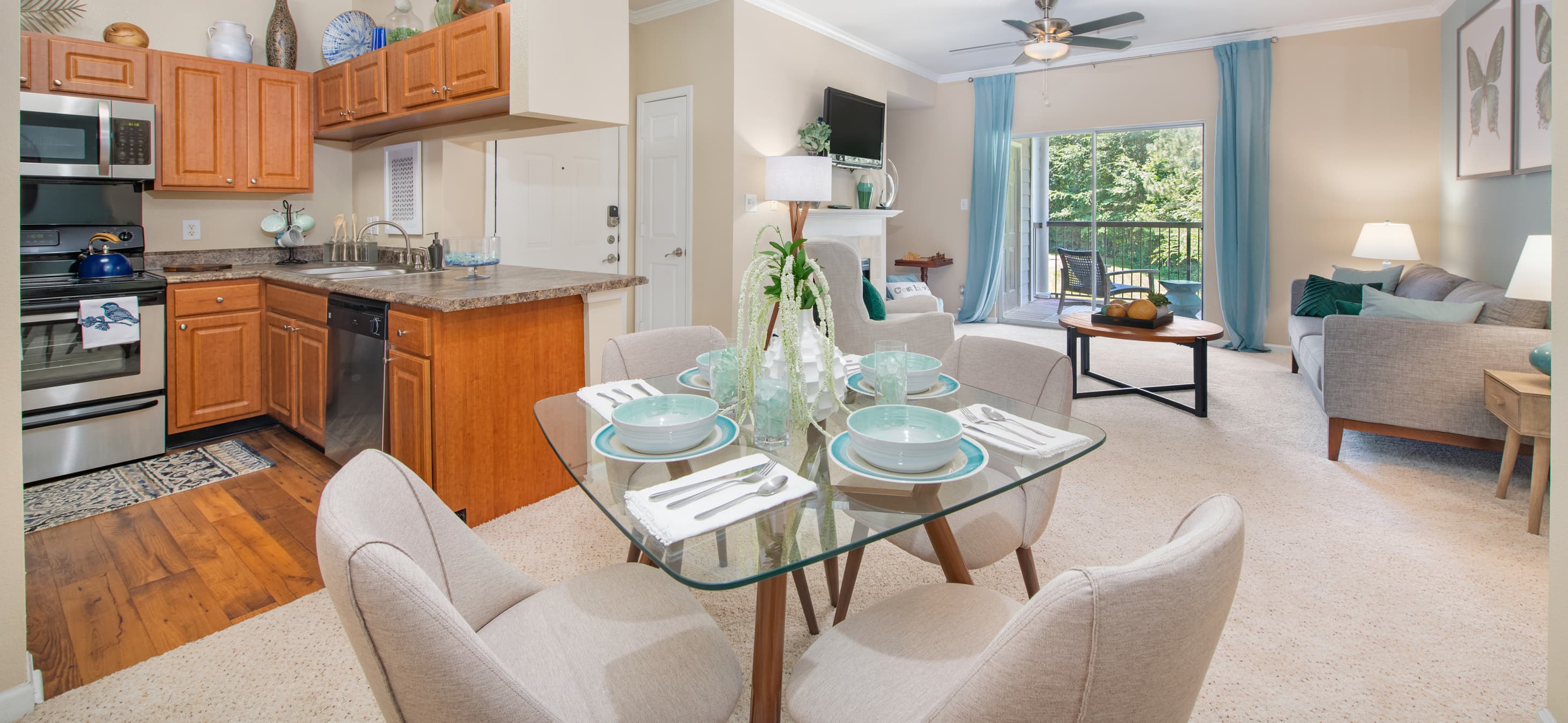 Dining Room at MAA Patterson in Durham, NC