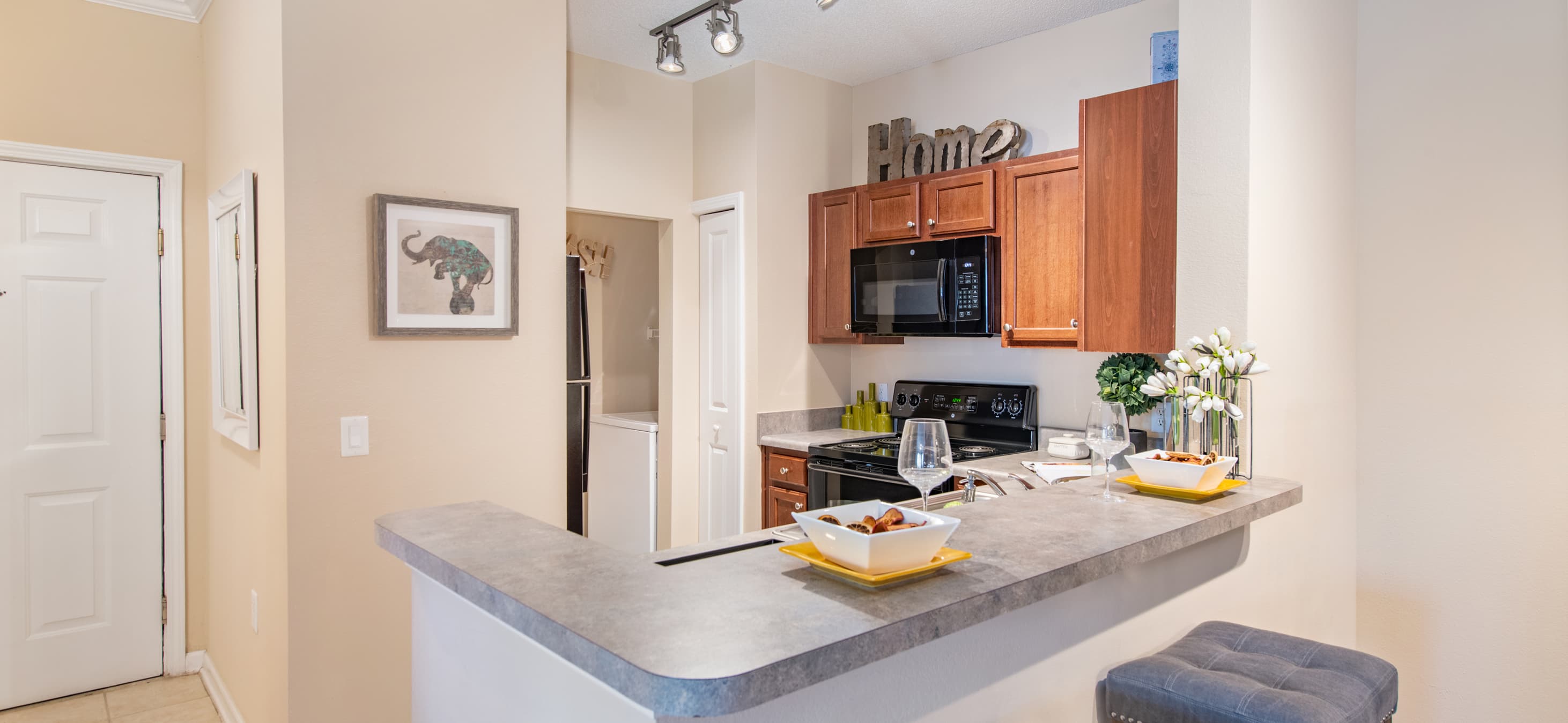 Kitchen at MAA Brier Falls in Raleigh, NC