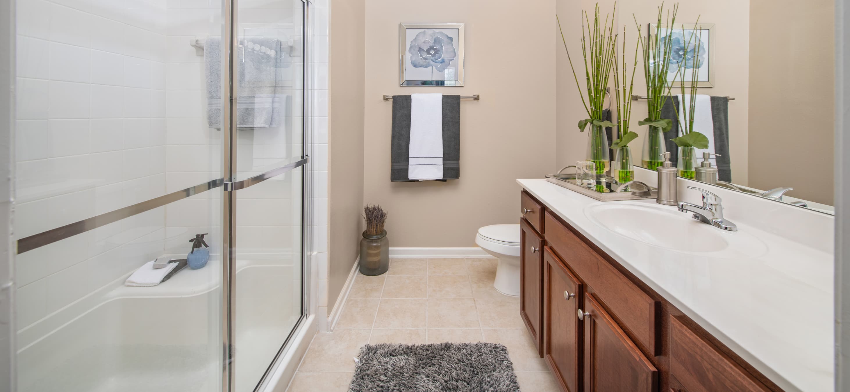 Bathroom at MAA Brier Falls in Raleigh, NC