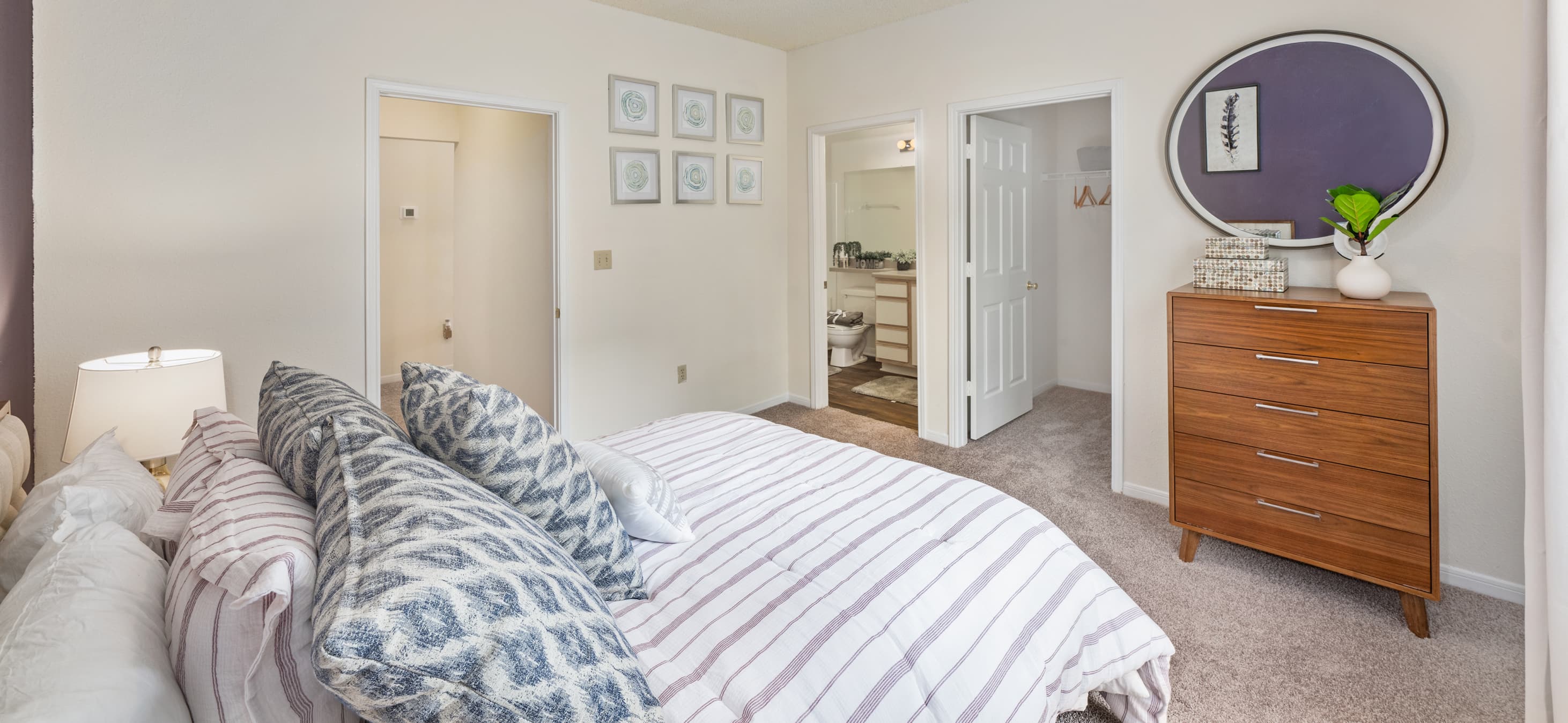 Bedroom at MAA Crabtree luxury apartment homes in Raleigh, NC