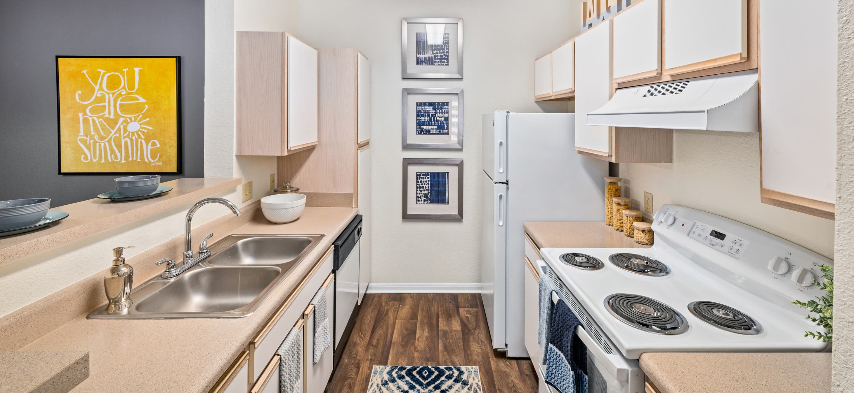Kitchen at MAA Crabtree luxury apartment homes in Raleigh, NC