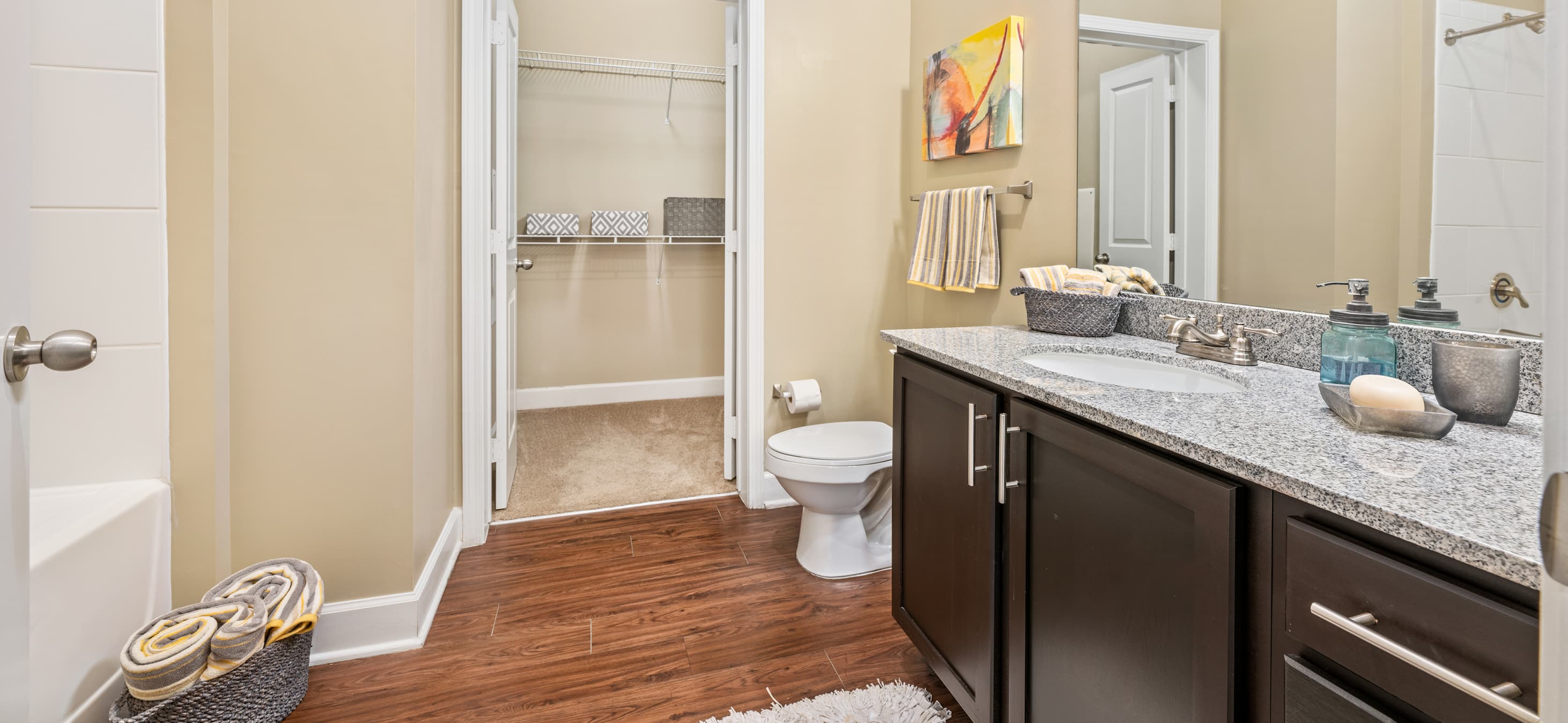 Bathroom at MAA Rivers Walk luxury apartment homes in Mt. Pleasant, SC