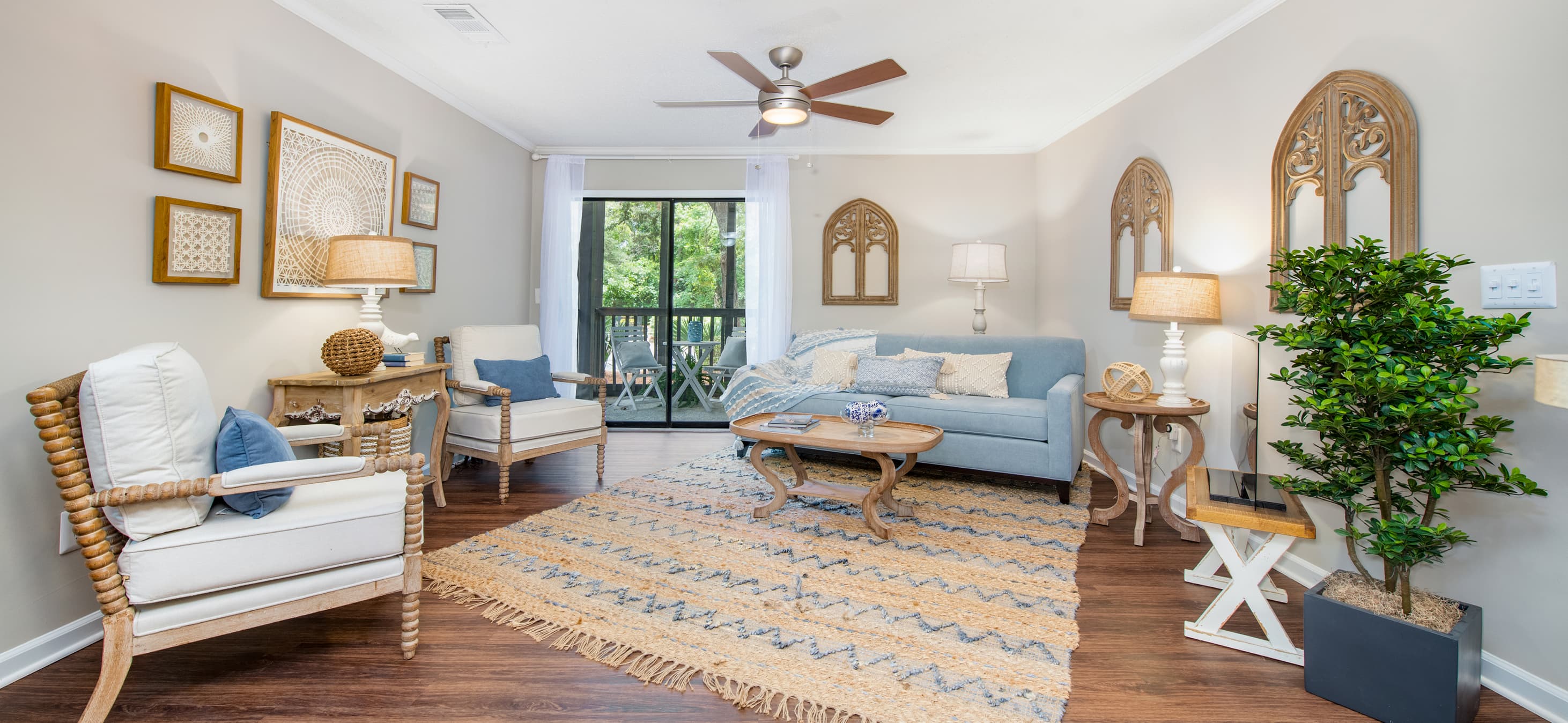 Living Room at MAA Runaway Bay in Charleston, SC