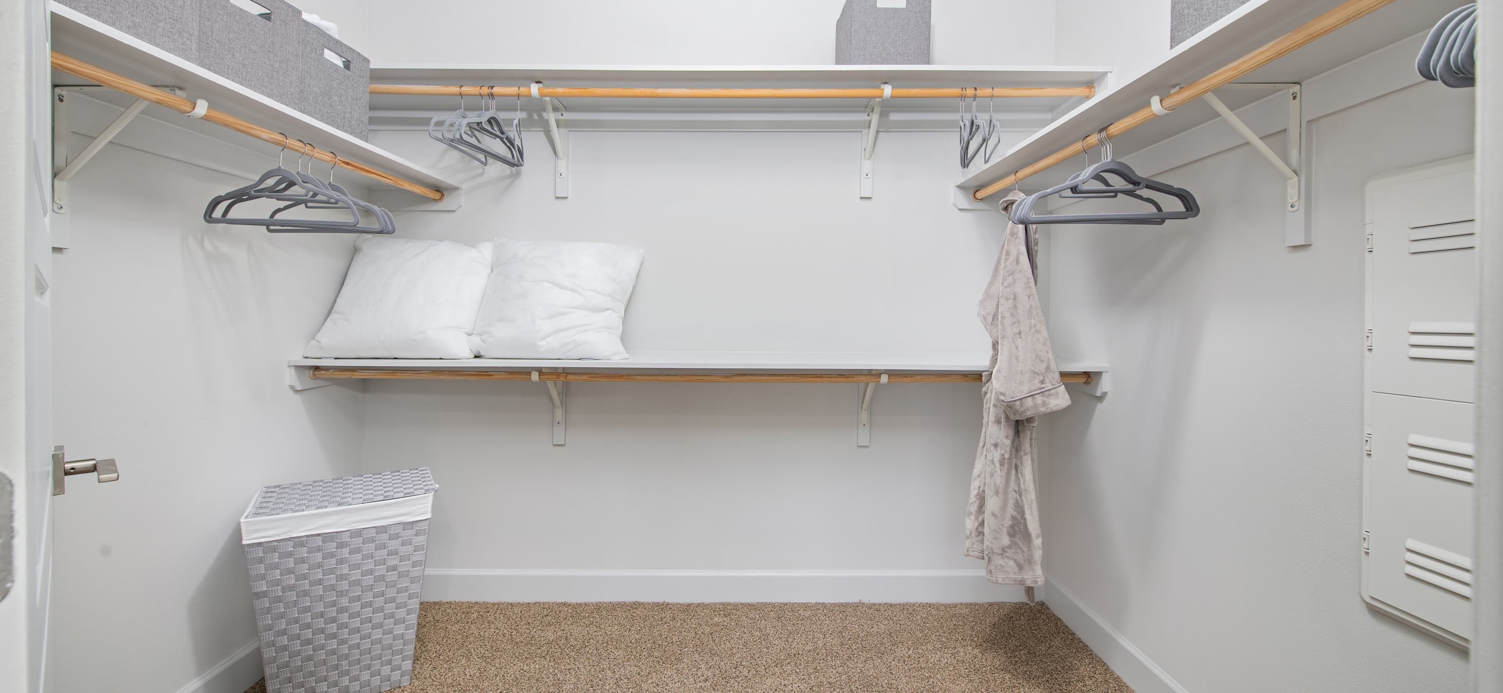 Closet at MAA South Lamar luxury apartment homes in Austin, TX