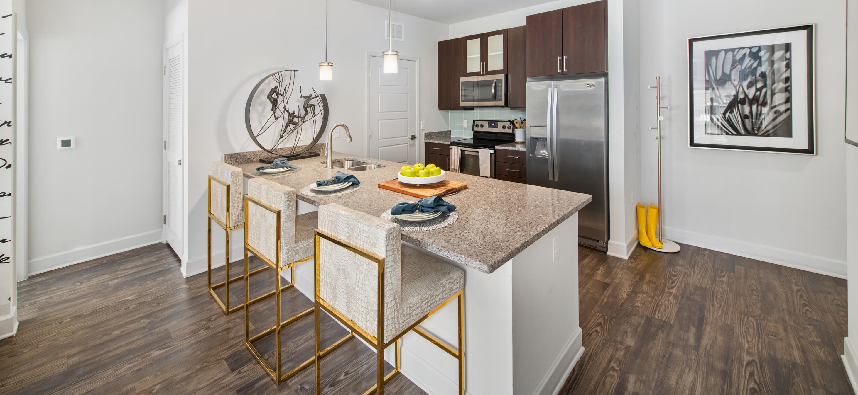 Kitchen at MAA South Lamar luxury apartment homes in Austin, TX