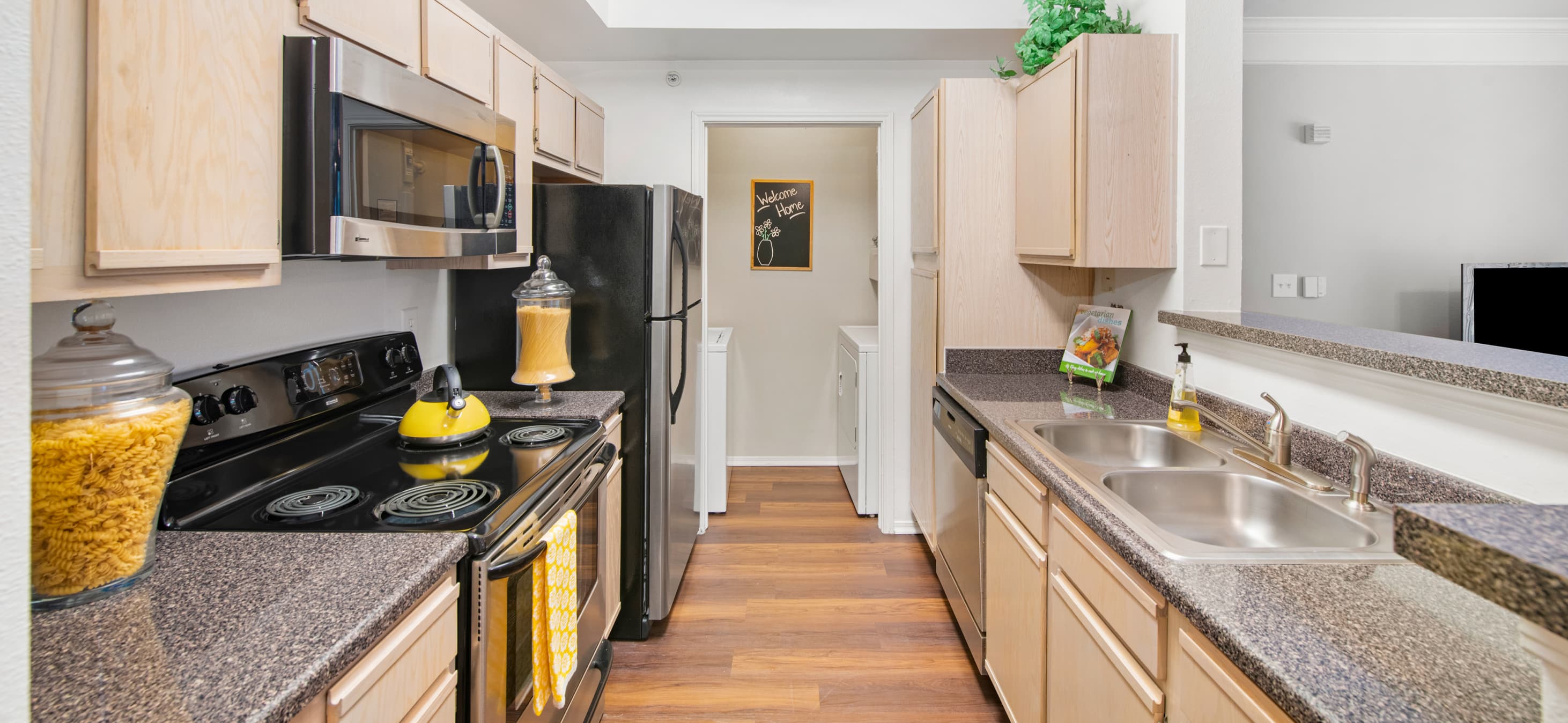 Kitchen at MAA Sunset Valley in Austin, TX