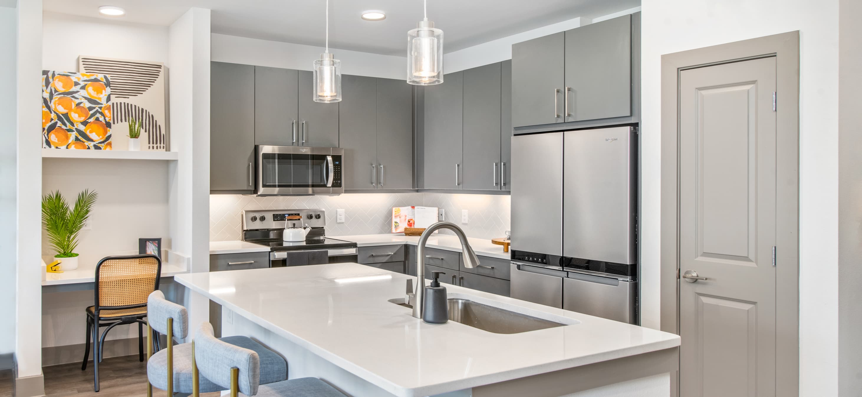 Kitchen at MAA Windmill Hill in Austin, TX