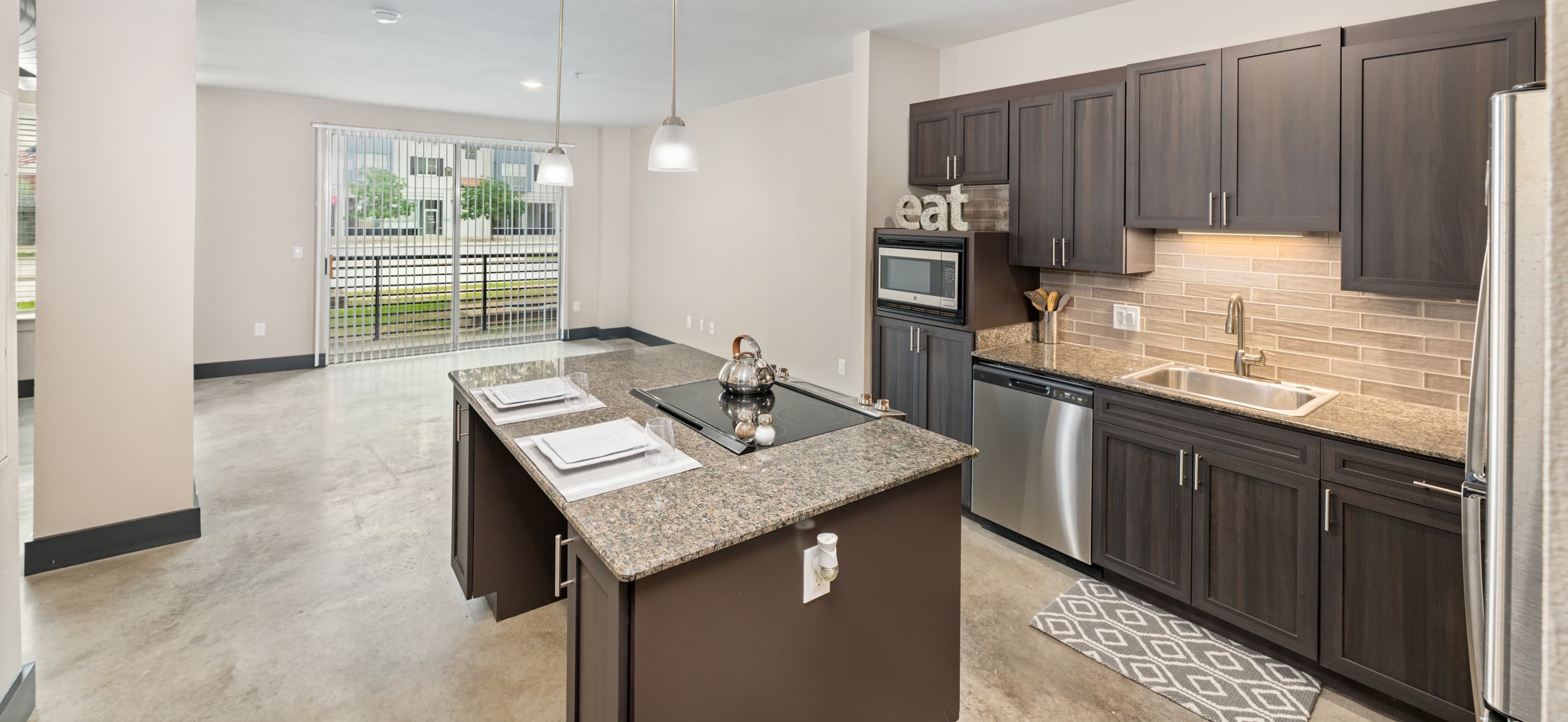 Model at MAA Las Colinas luxury apartment homes in Irving, TX