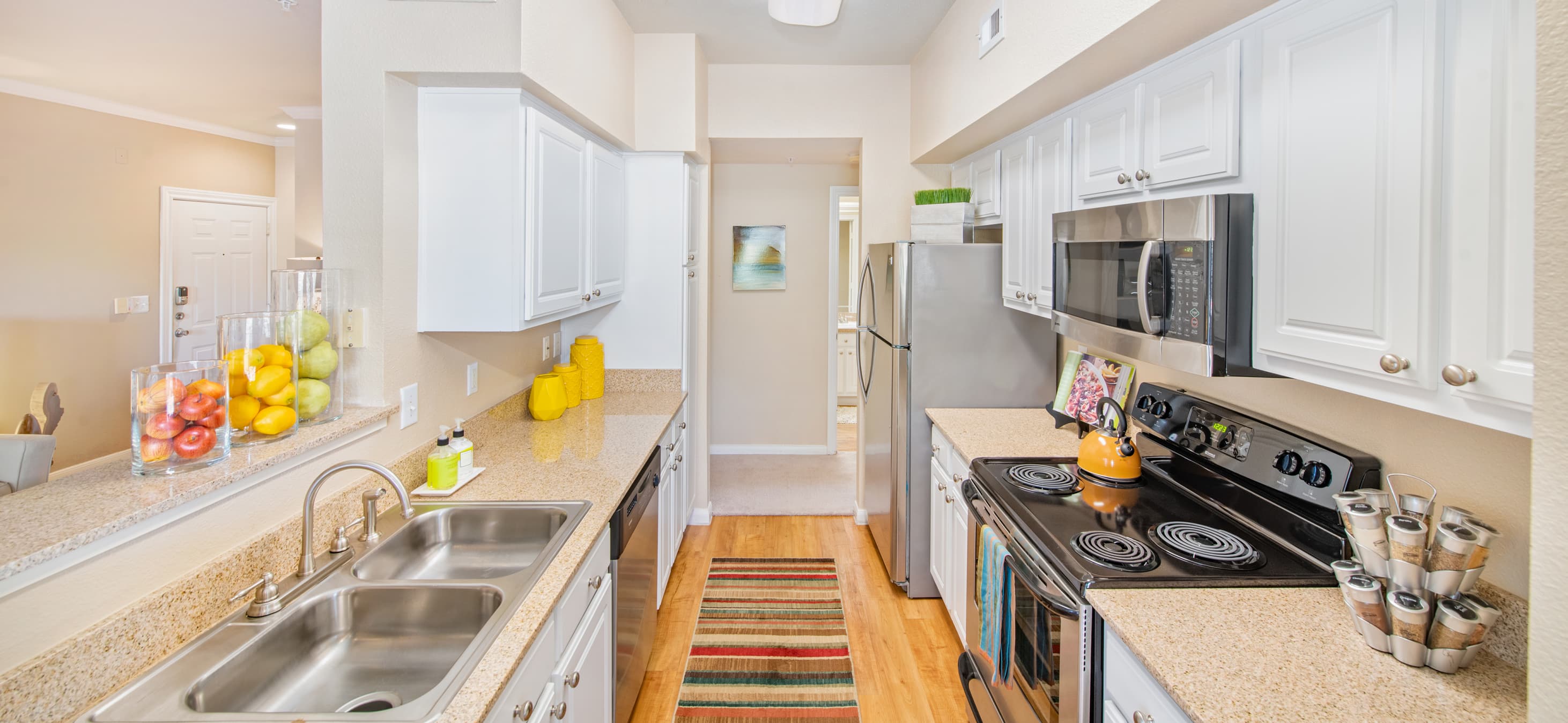 Apartment Kitchen at Park Place Houston luxury apartment homes in Houston, TX