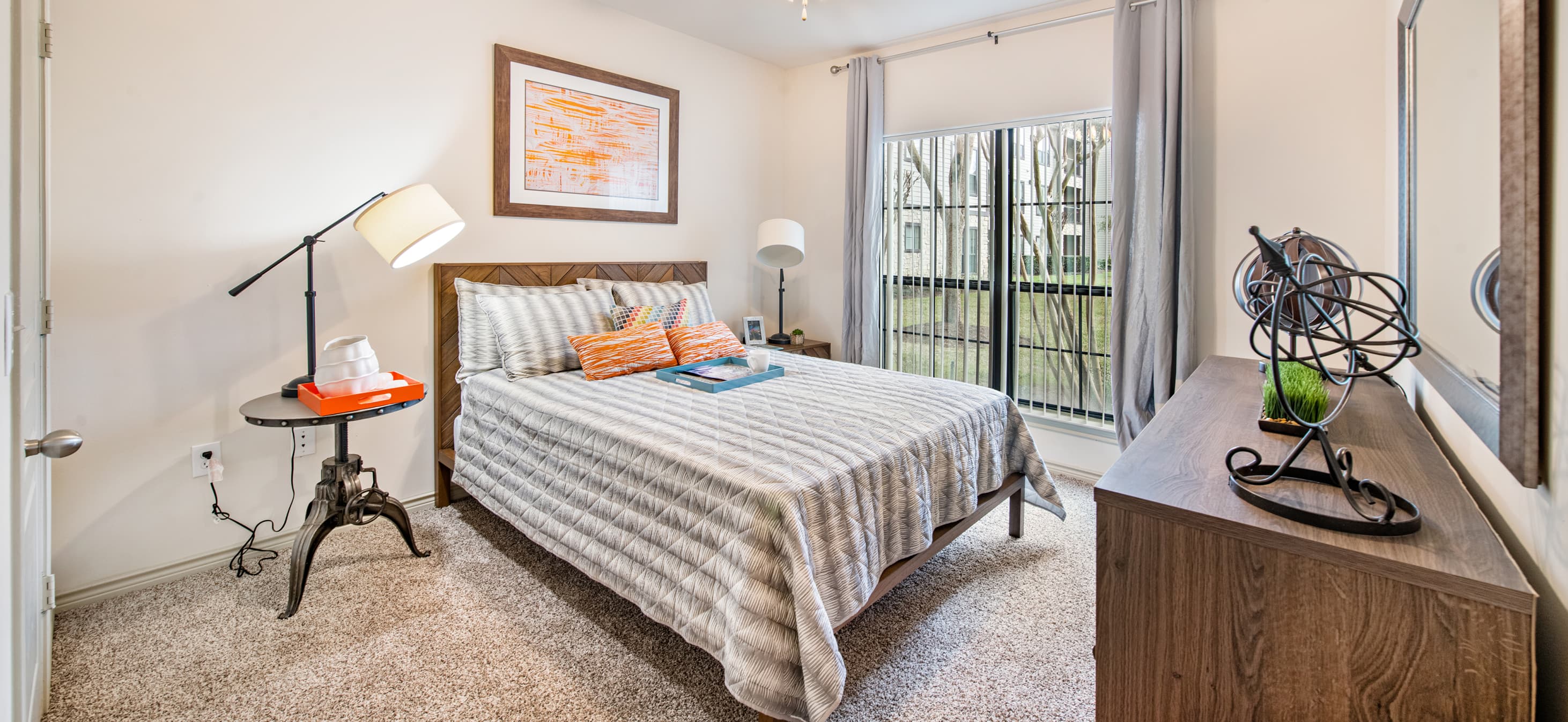 Guest Bedroom at MAA Fall Creek luxury apartment homes in Houston, TX
