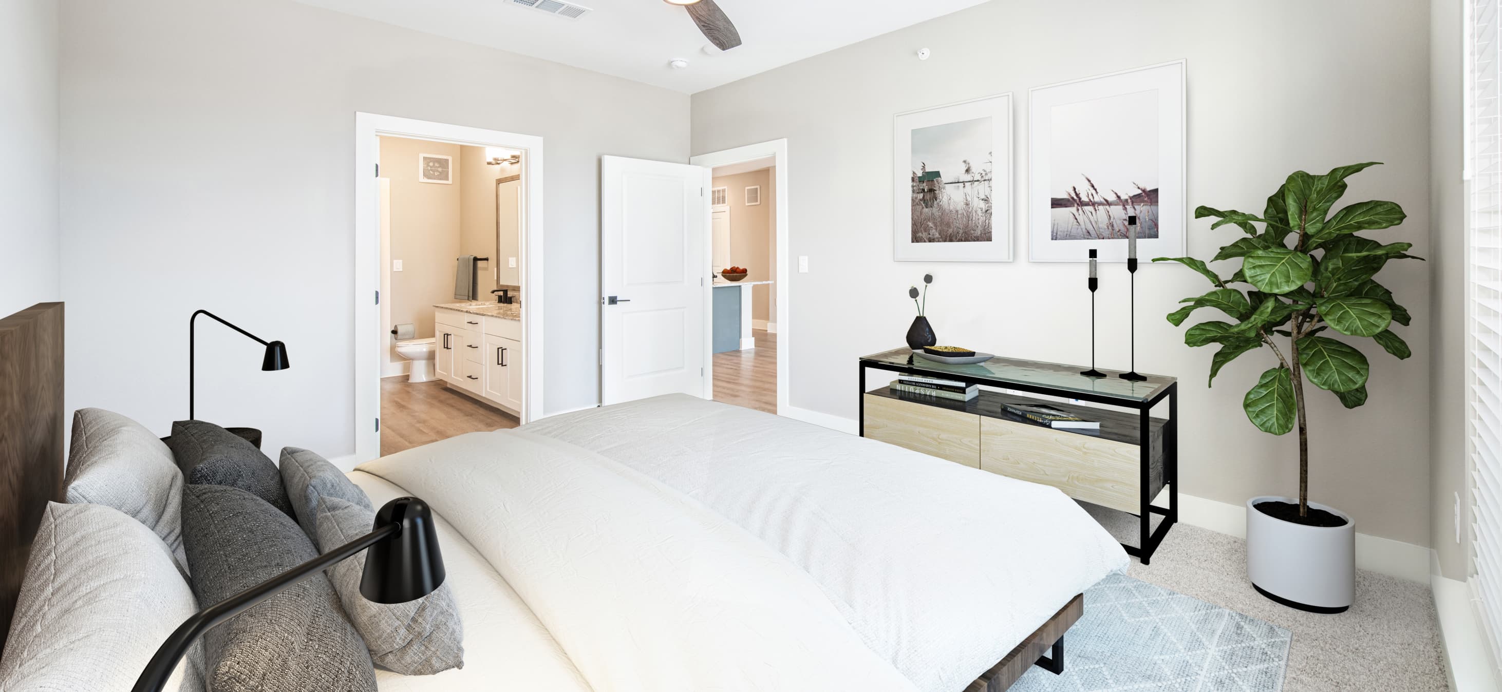 Bedroom at MAA Park Point in Houston, TX