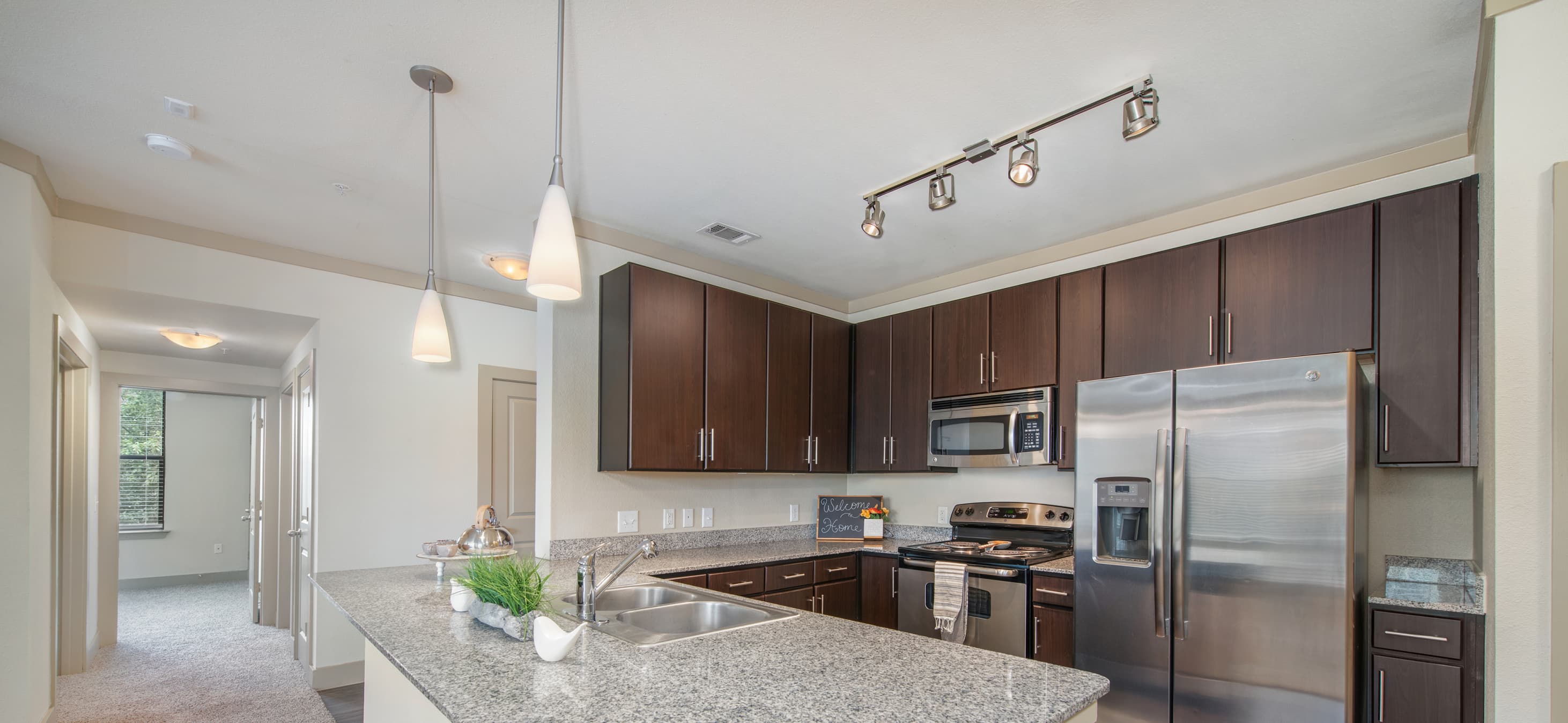 Kitchen at MAA Bulverde luxury apartment homes in San Antonio, TX
