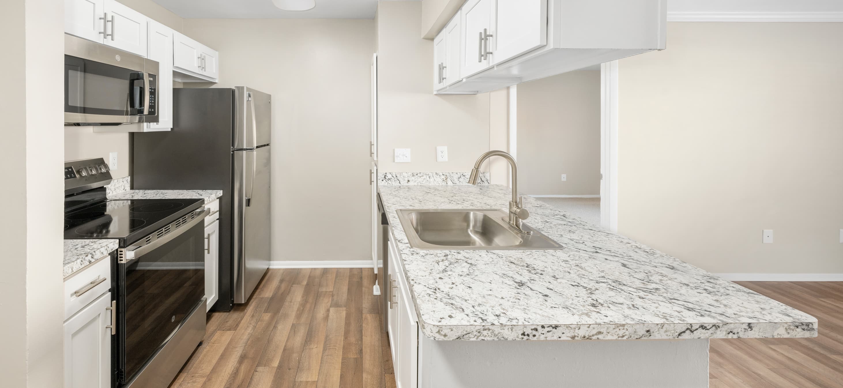 Kitchen at MAA West End luxury apartment homes in Glen Allen, VA