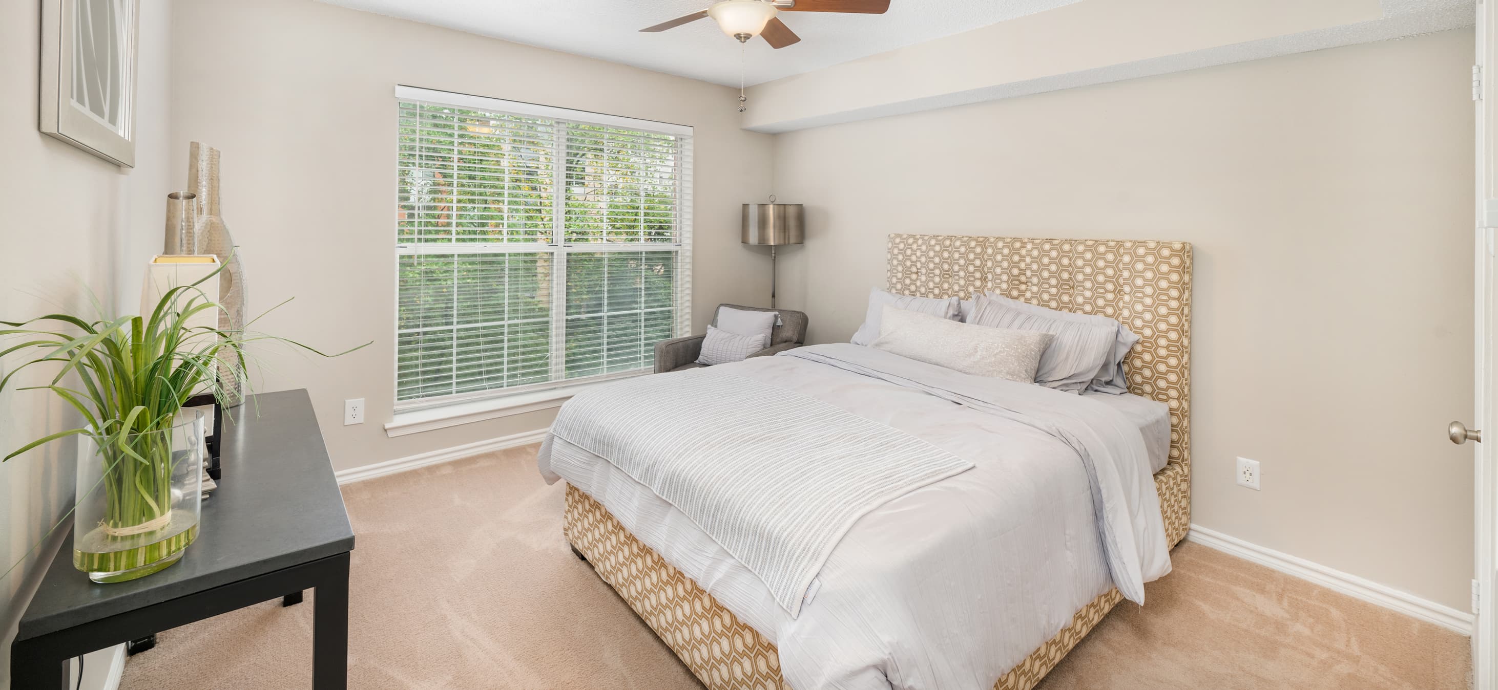 Bedroom at MAA Tysons Corner luxury apartment homes in Mclean, VA