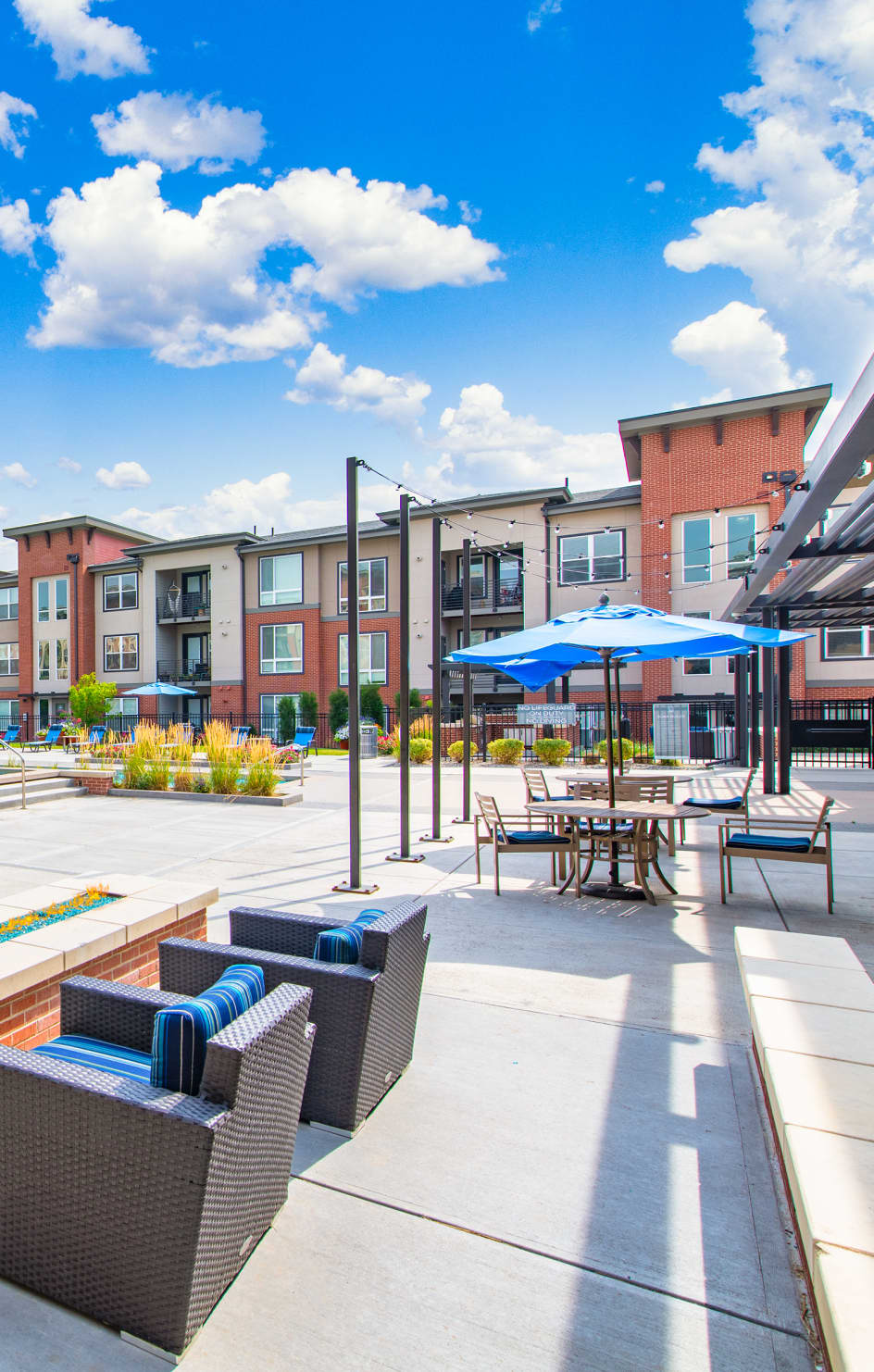 Fire pit at Sync36 luxury apartment homes in Westminster, CO