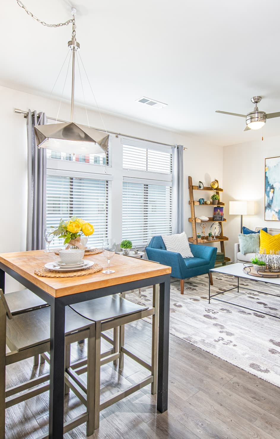 Living room at 220 Riverside luxury apartment homes in Jacksonville, FL