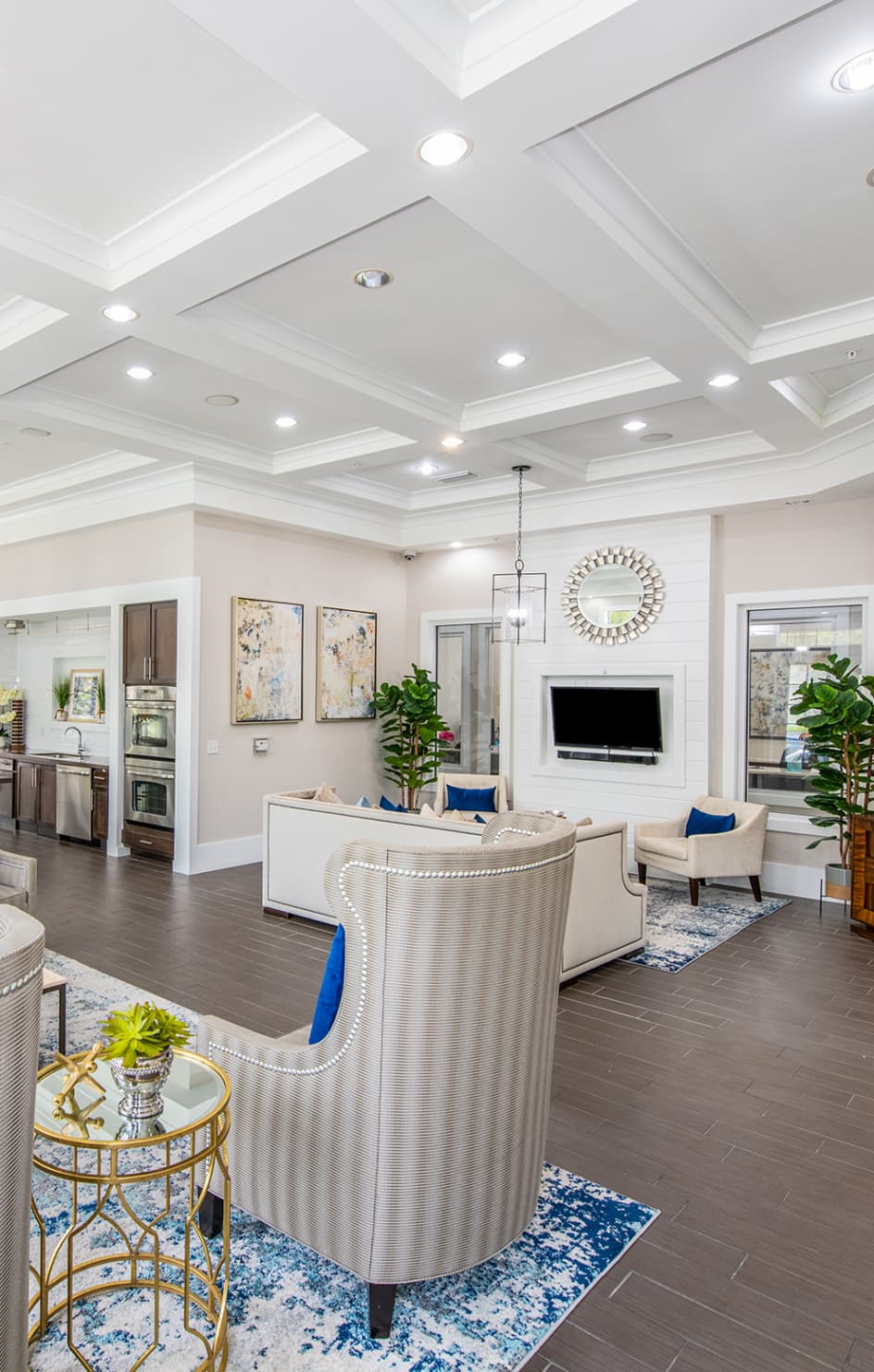 Clubhouse at MAA Baldwin Park luxury apartment homes in Orlando, FL